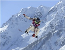 She's the favorite; she's Jamie Anderson.