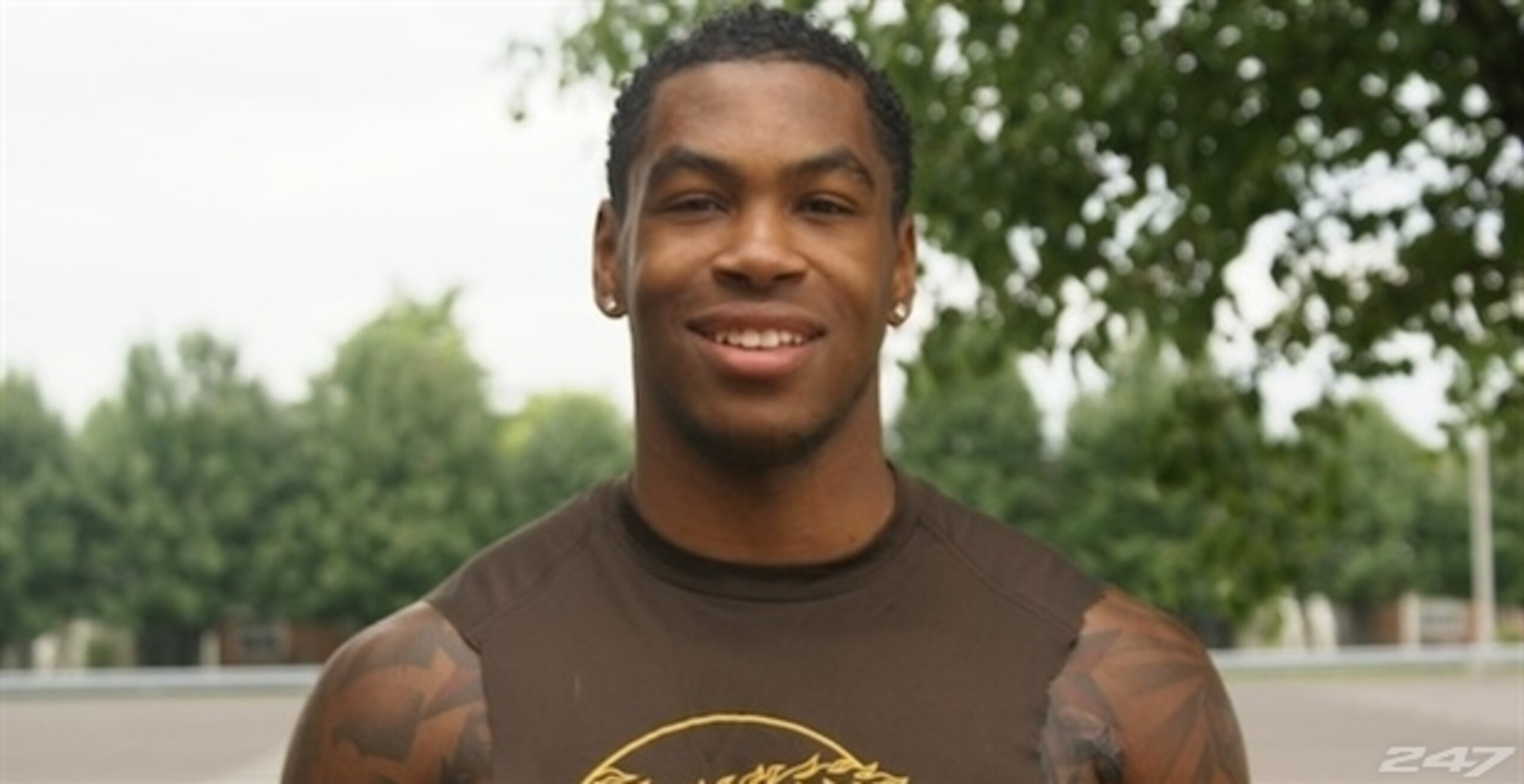 Justin Brent could break into the rotation at receiver this season.