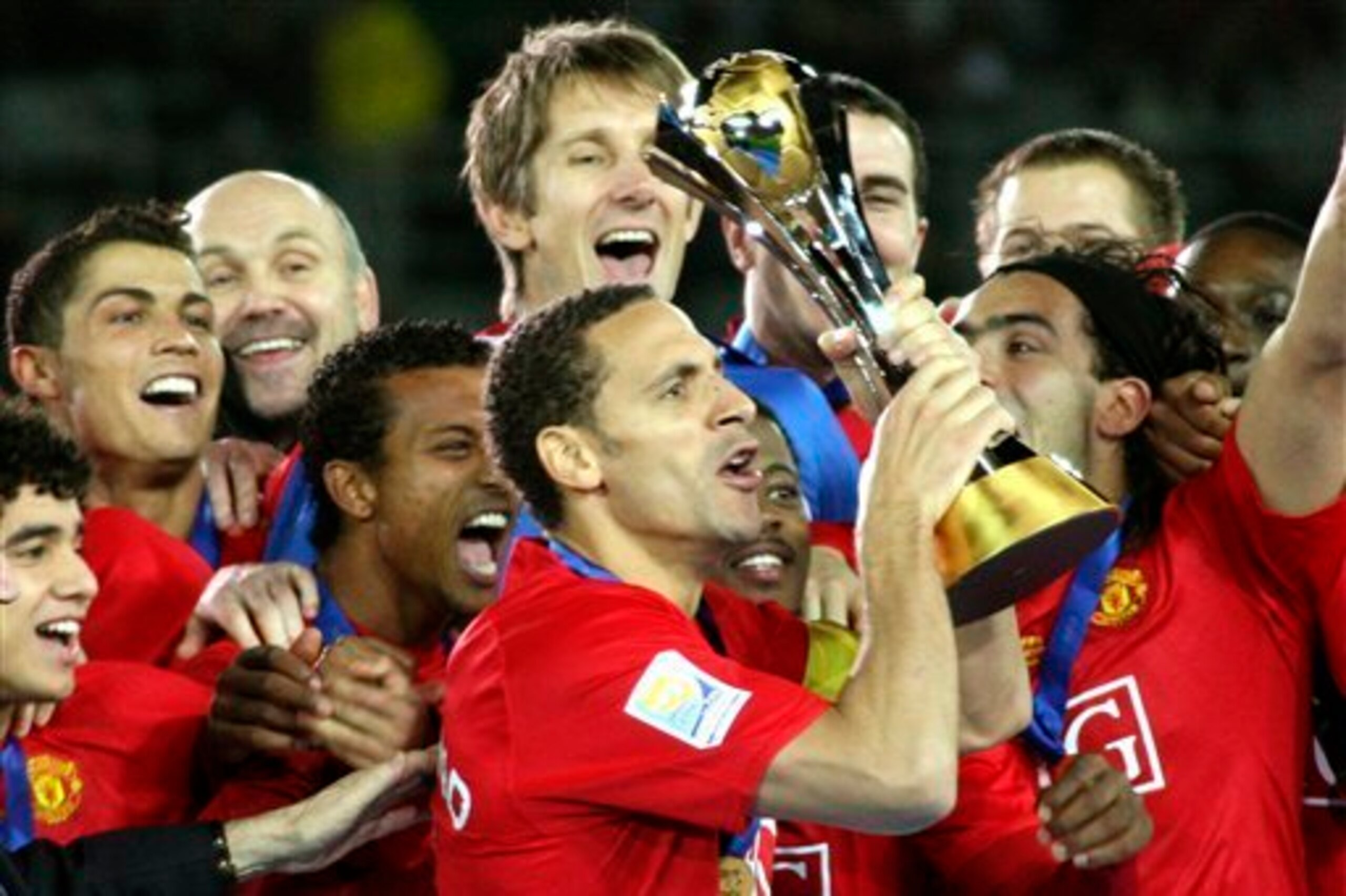Captain Rio with FIFA World Club Cup