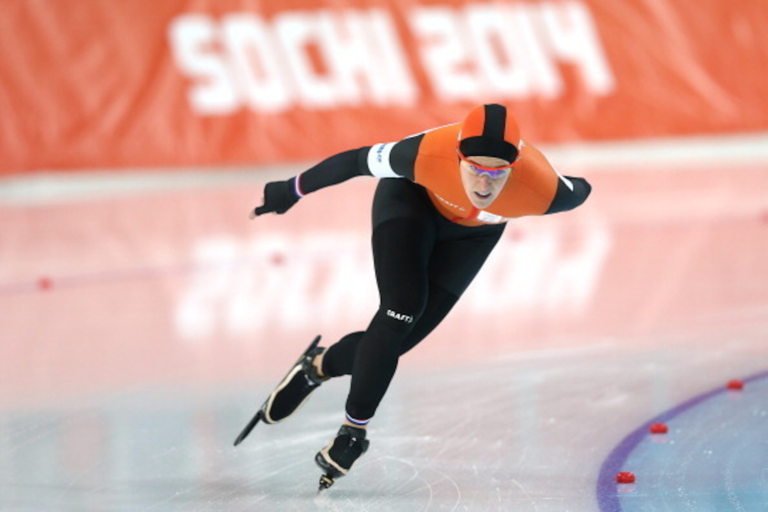 The Netherlands' Ireen Wust won the 3,000 meters, her third career Olympic gold.