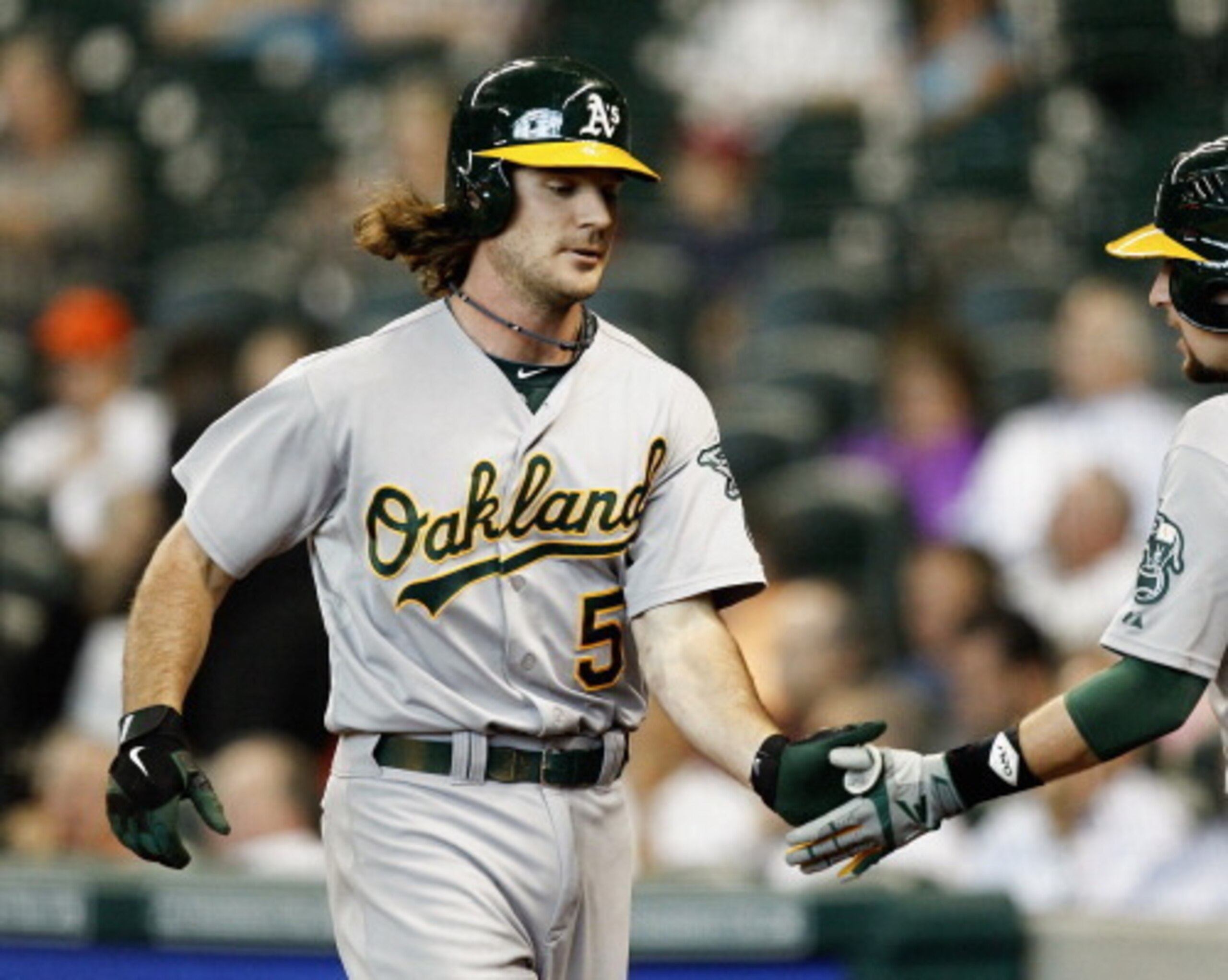 John Jaso suffered a concussion in this game on July 24 against the Houston Astros. John Jaso suffered a concussion in this game on July 24 against the Houston Astros.