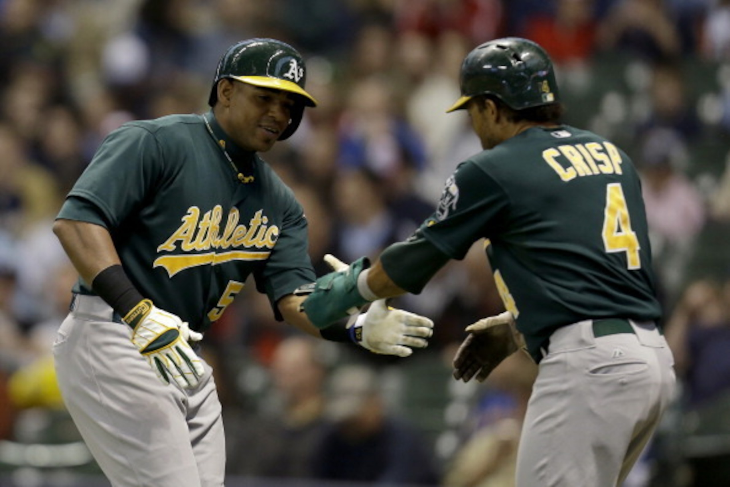 Crisp is signed through 2016. Is Cespedes next? Crisp is signed through 2016. Is Cespedes next?