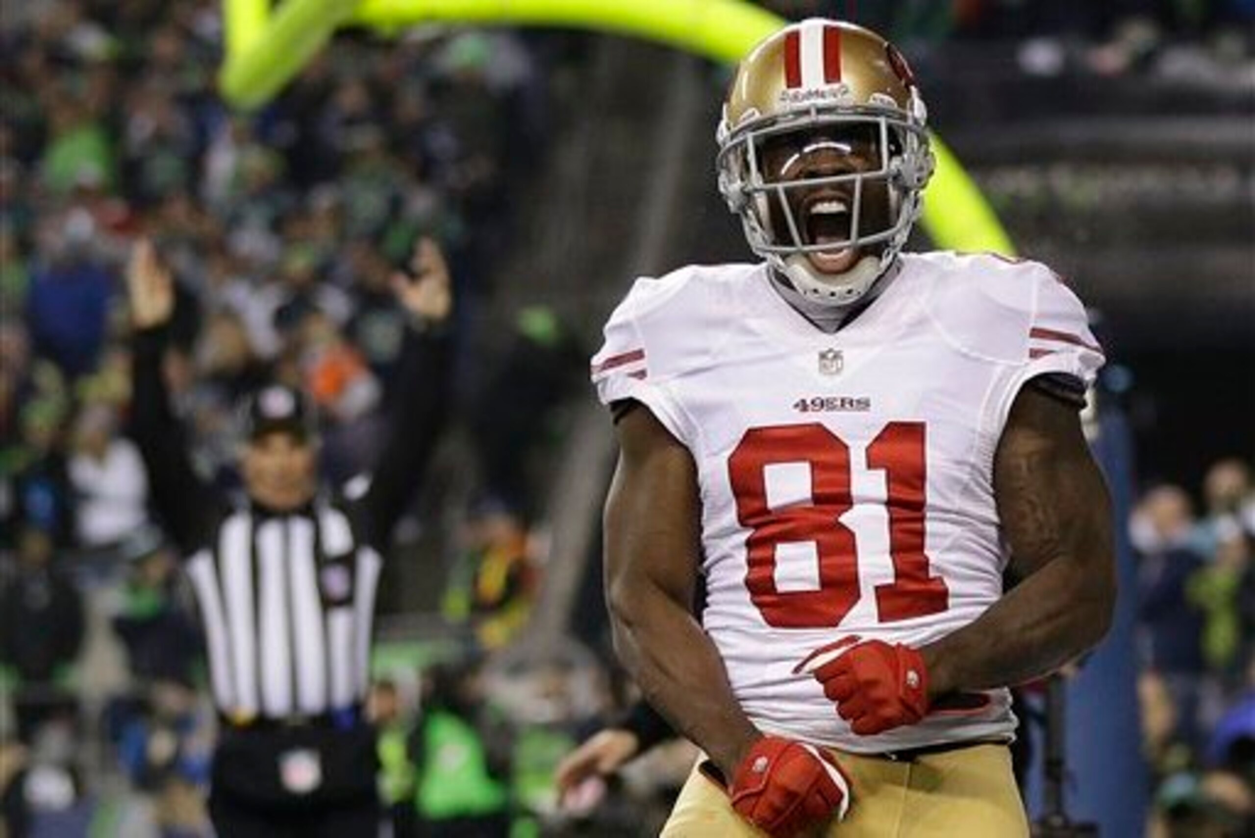 Anquan Boldin brought leadership, passion and outstanding play to the 49ers in 2013.