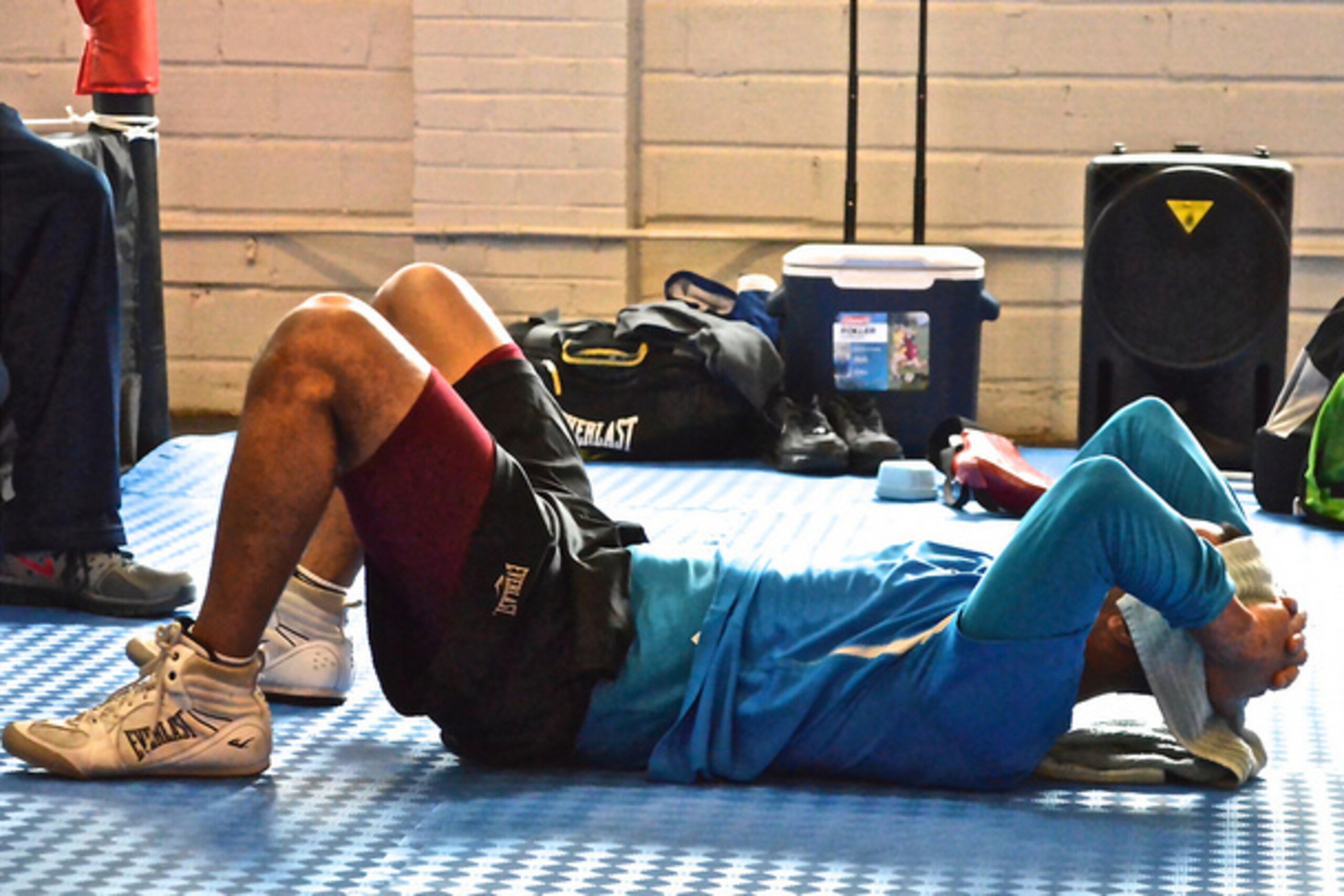 Working the body. Working the body.