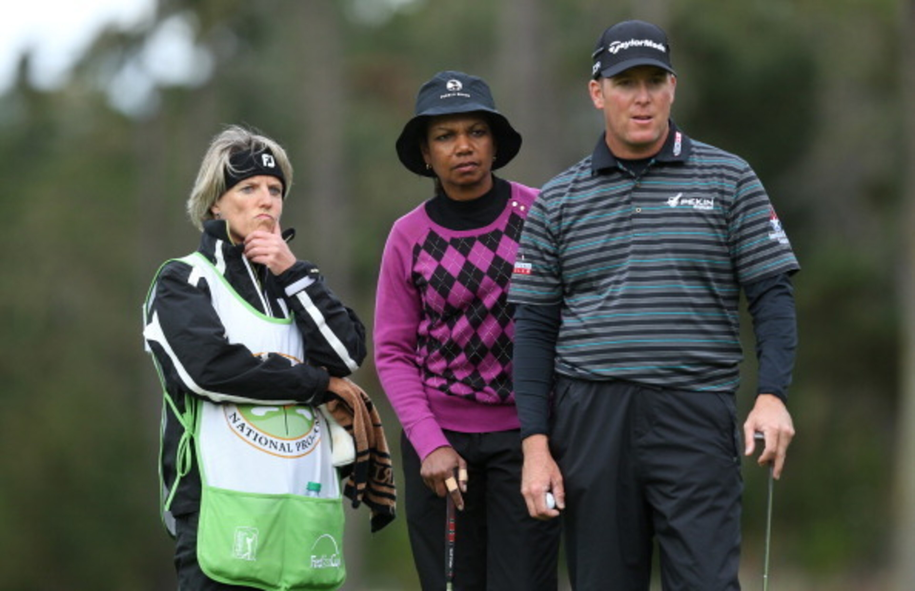 D. A. Points was paired with Condoleezza Rice, but was disqualified after Friday's second round.