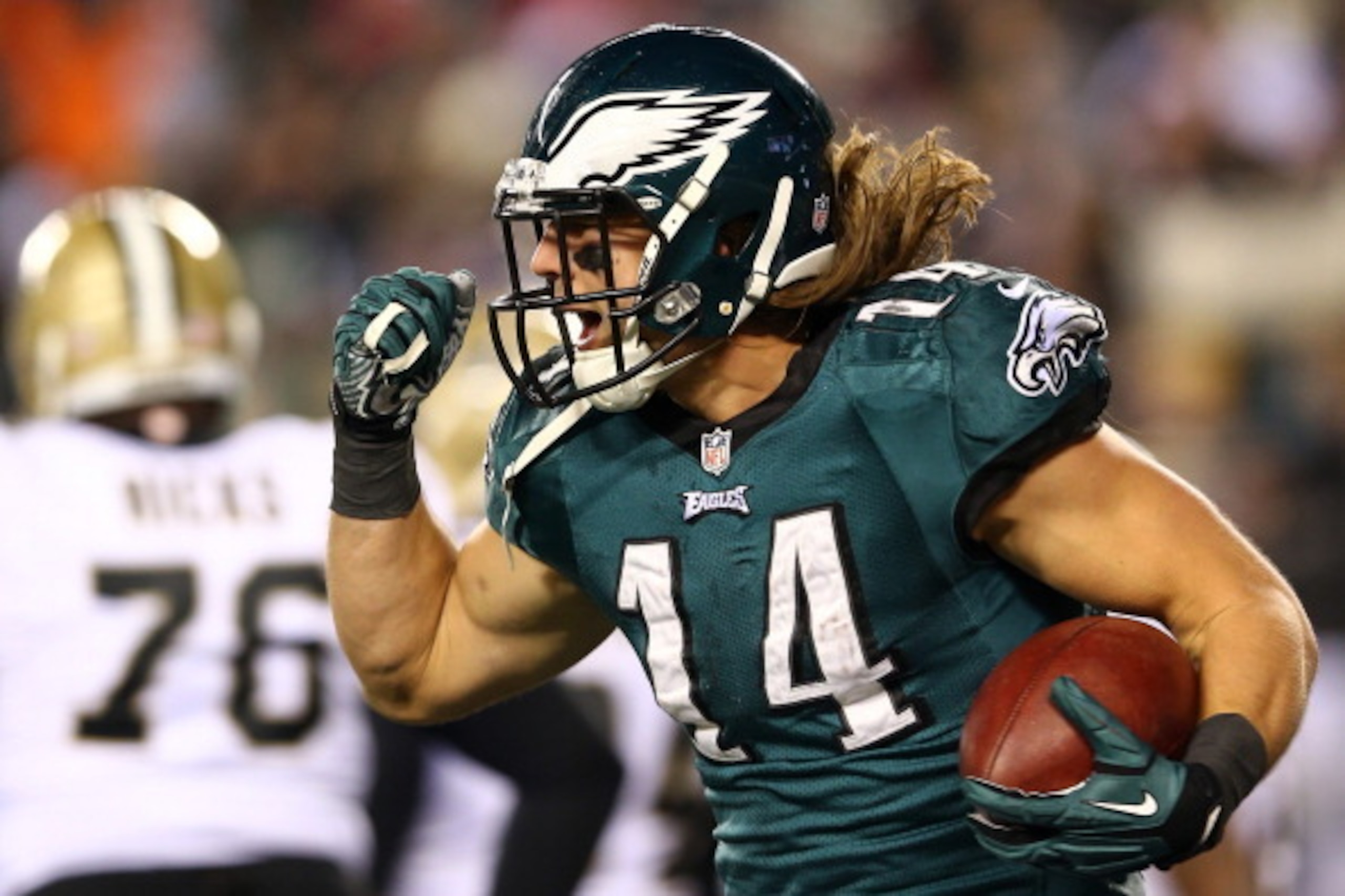 WR Riley Cooper overcame adversity in 2013.