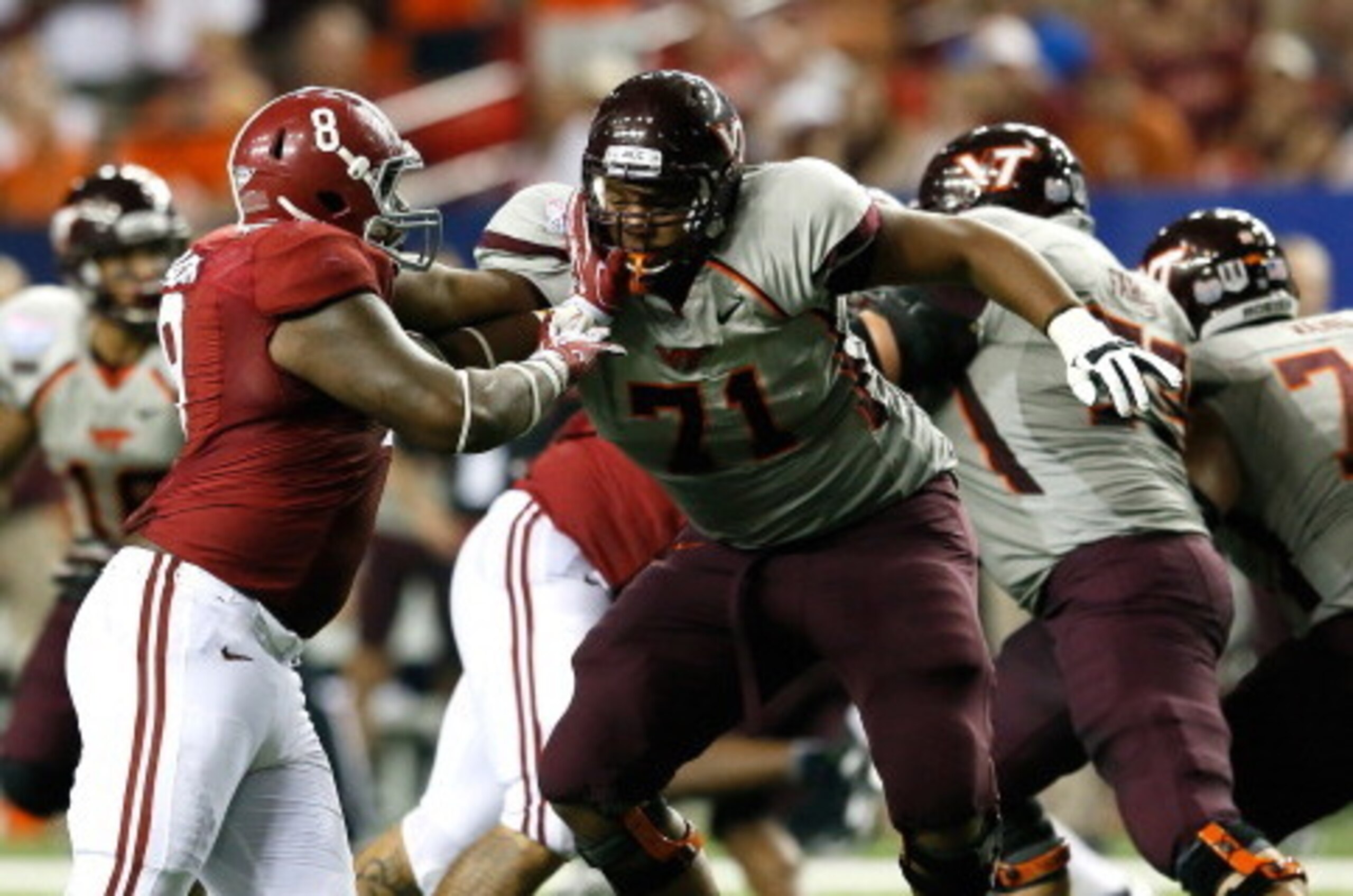 Left tackle Jonathan McLaughlin