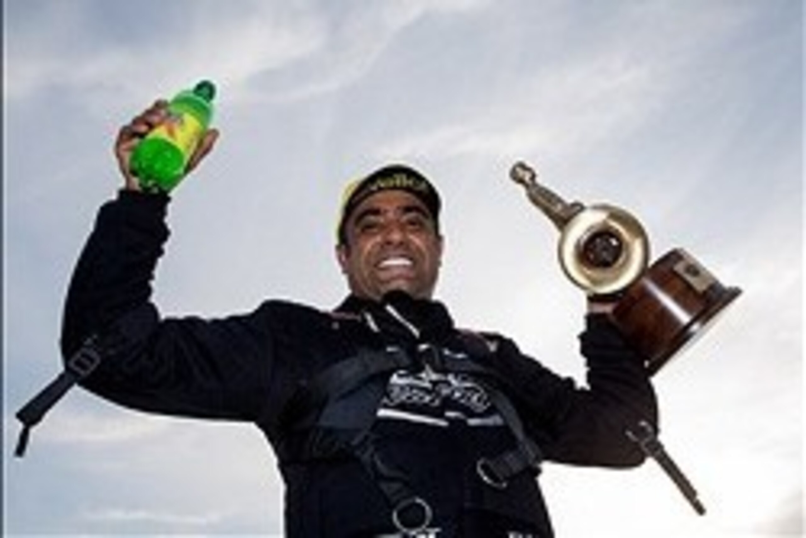Khalid alBalooshi fired the first shot of the 2014 Top Fuel season with a win at Pomona. Khalid alBalooshi fired the first shot of the 2014 Top Fuel season with a win at Pomona.