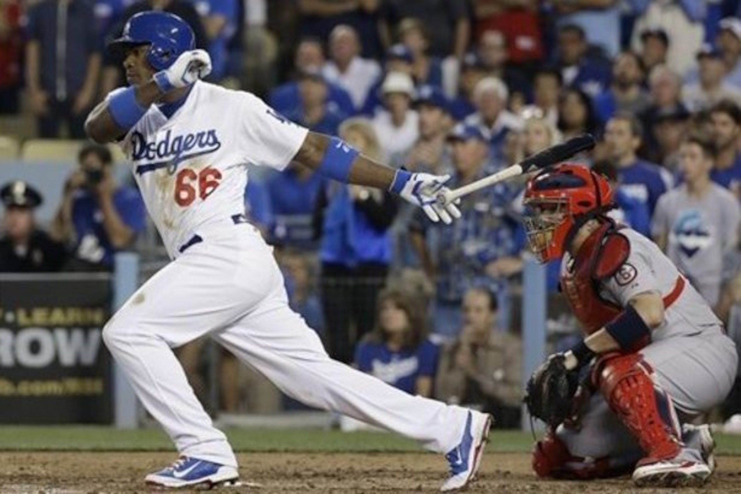 If you want 2013 sensation Yasiel Puig on your team, you'll have to get him early.