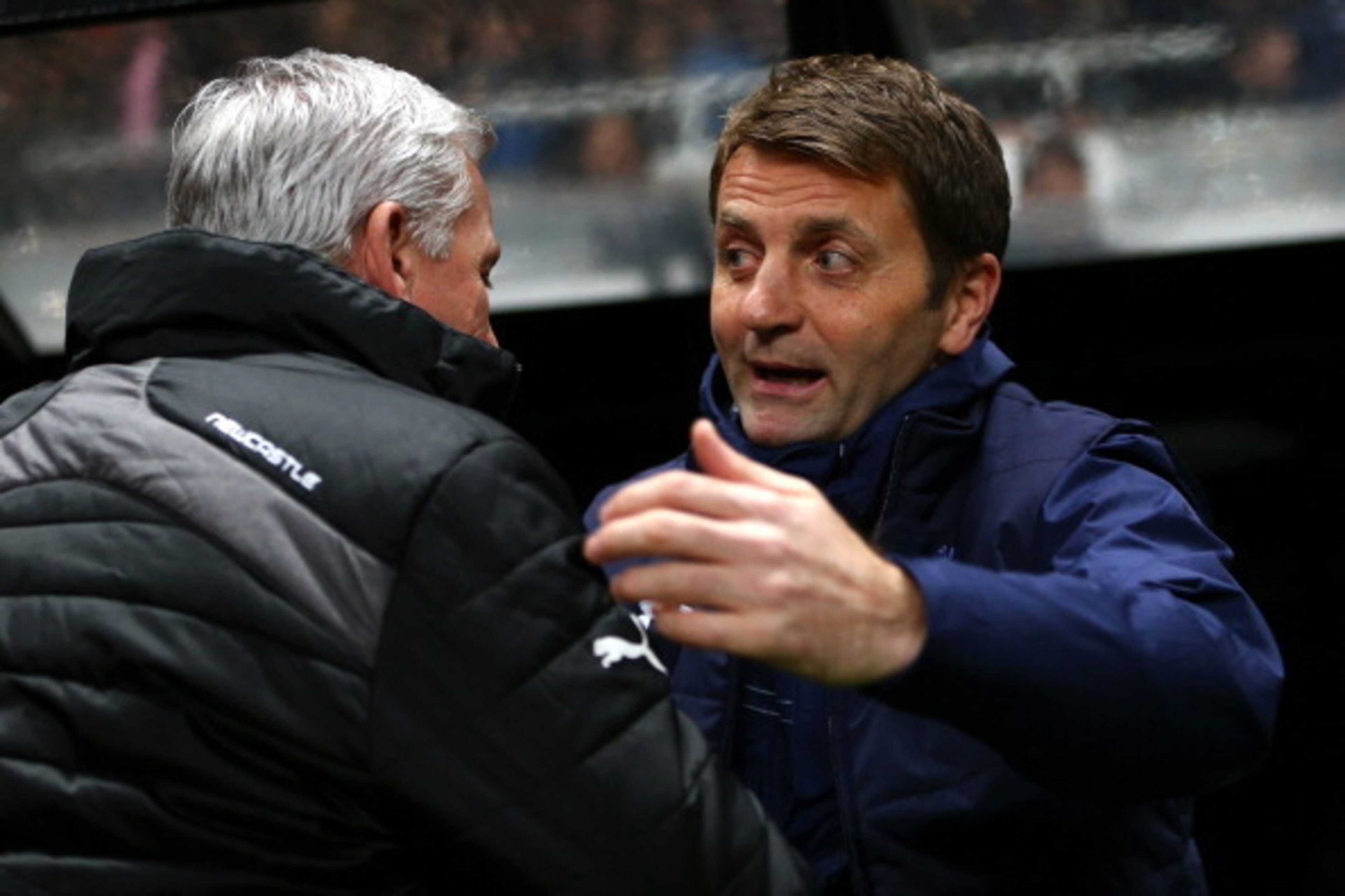Tim Sherwood got the better of Alan Pardew on this night.