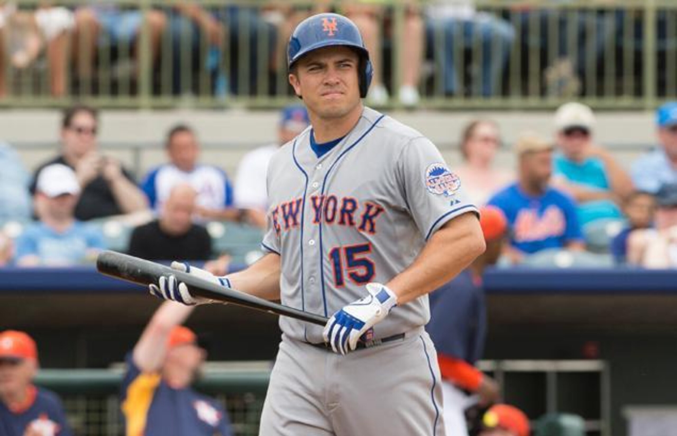 Travis d'Arnaud getting ready to bat.