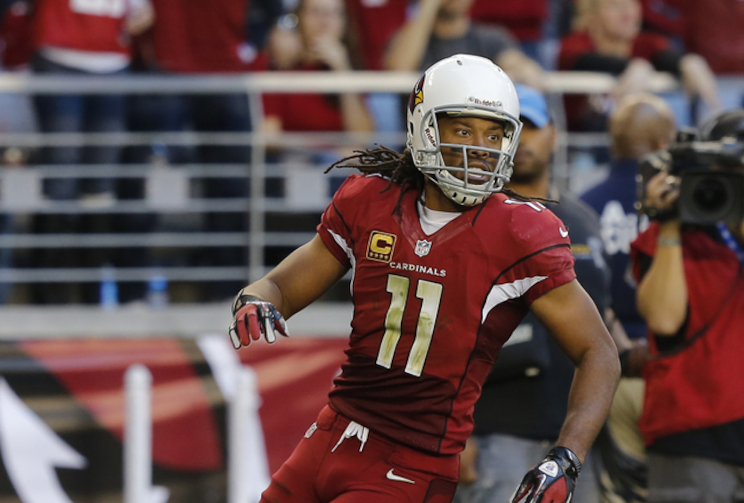 Always tough to cover, Larry Fitzgerald.