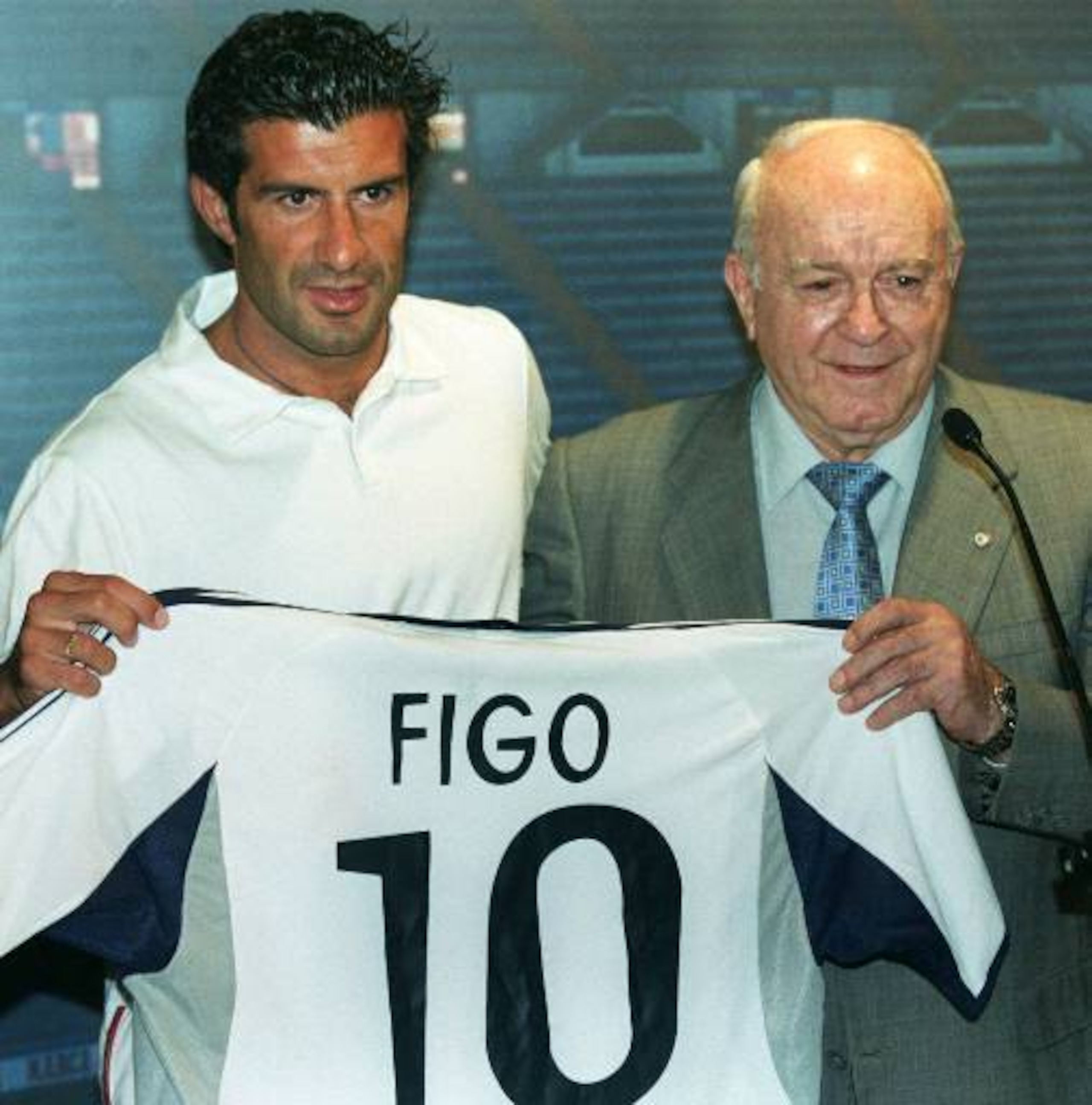 Luis Figo's transfer from Barcelona to Real Madrid caused a huge uproar