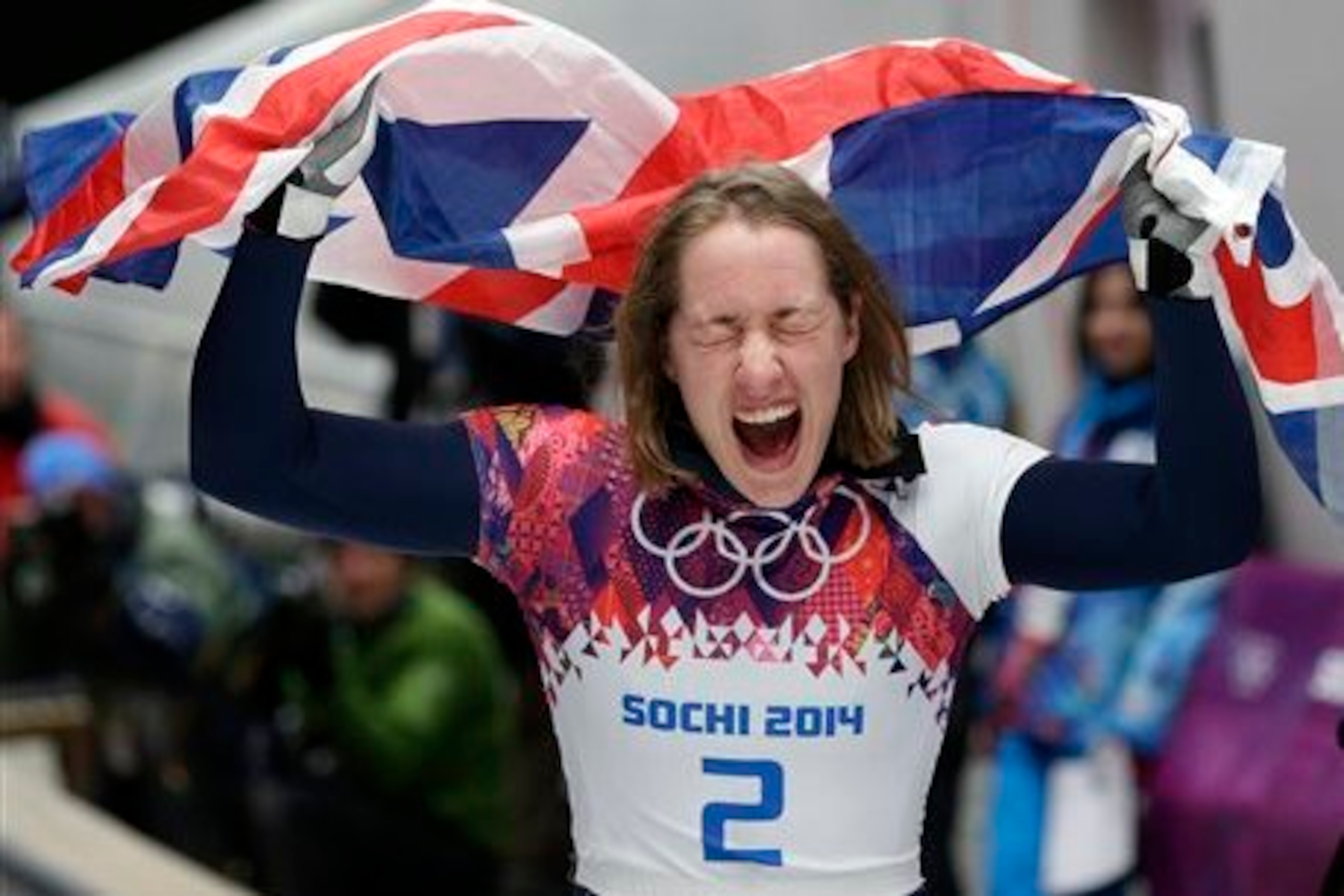 Elizabeth Yarnold brought joy to Great Britain by winning the skeleton.