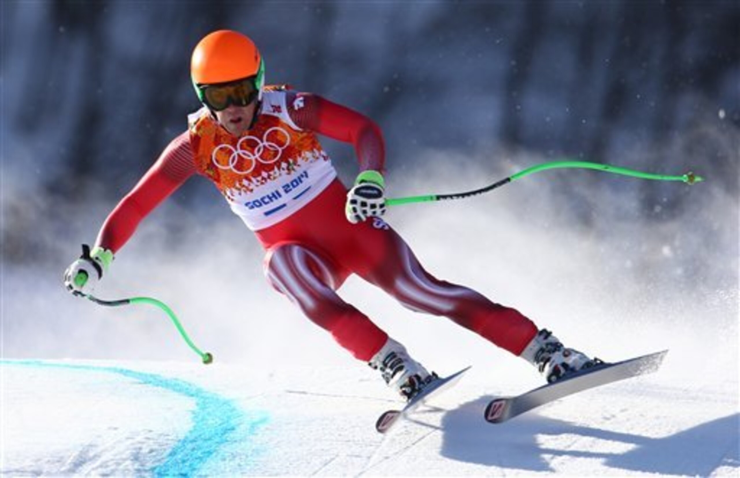 Swiss skier Sandro Viletta won his country's first-ever gold in the super combined. Swiss skier Sandro Viletta won his country's first-ever gold in the super combined.