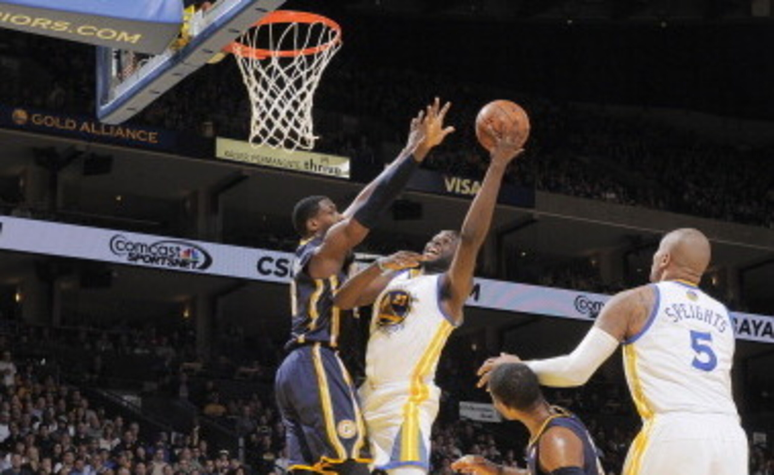 Mahinmi protects the paint and blocks shots; not much else you could ask for.