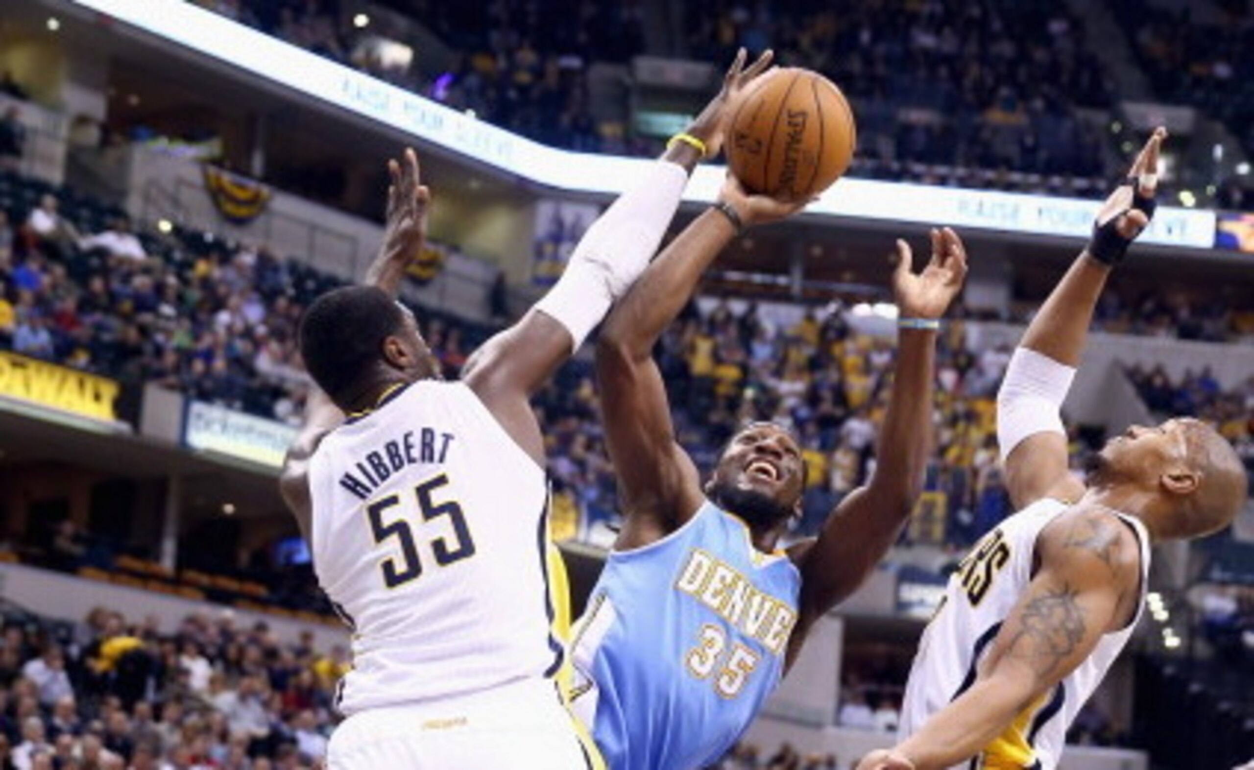 Good luck scoring when Roy Hibbert is near the rim.