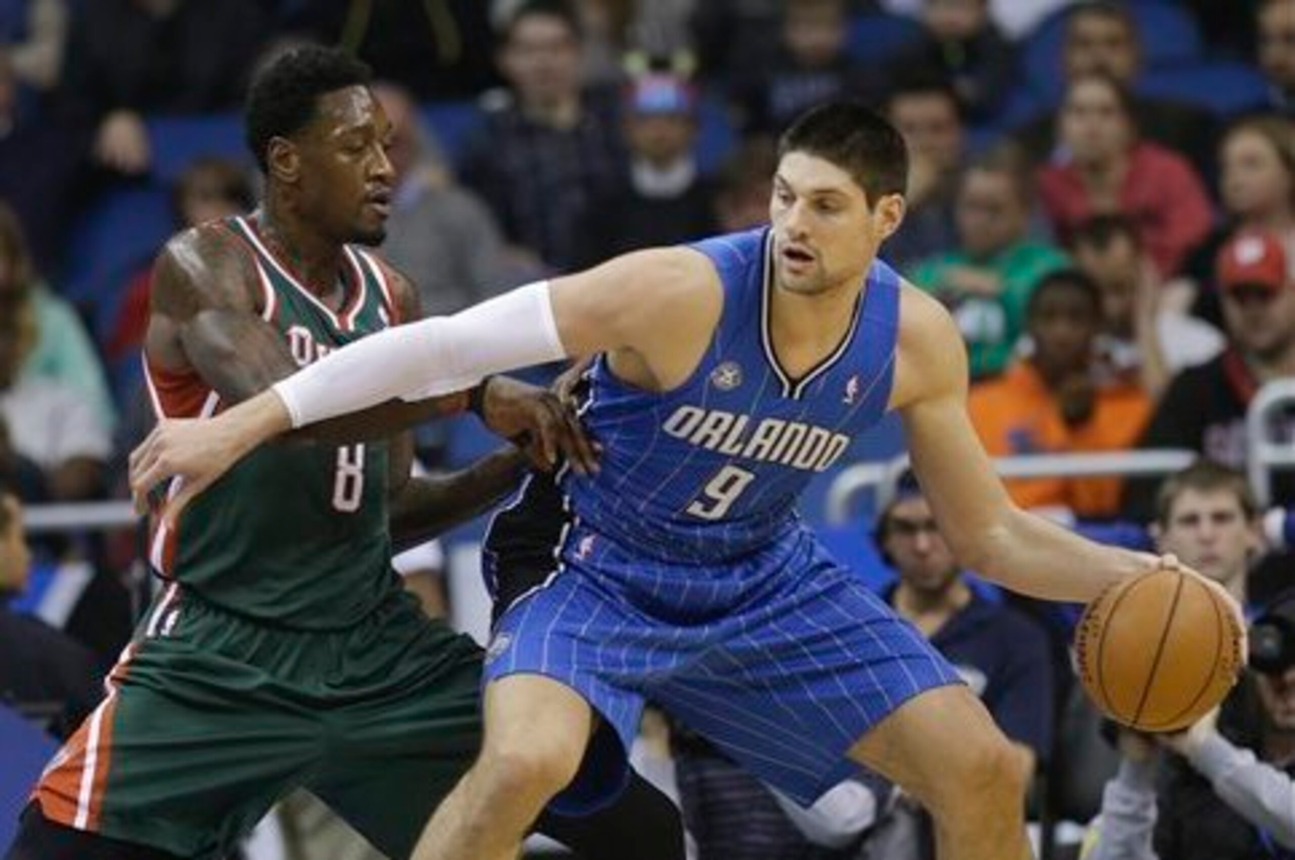 Nikola Vucevic is becoming more of a force in the low post, but he still has room to grow.