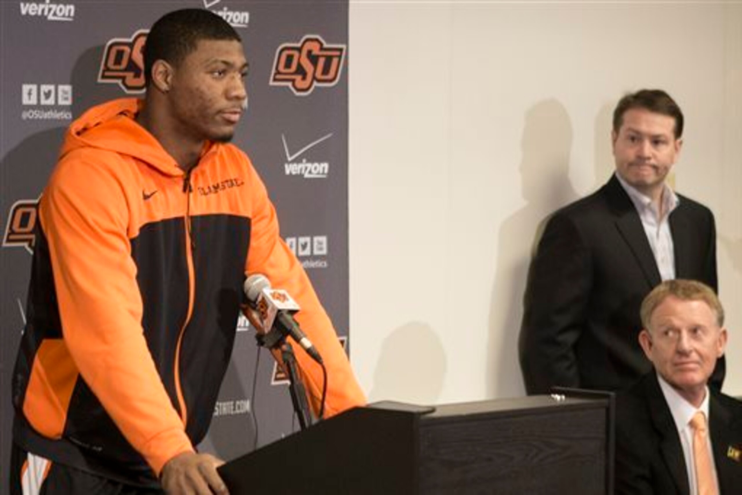 Marcus Smart's shoving of a fan in the crowd at Texas Tech is one of many huge blunders to have occurred during the 2013-14 college basketball season. Marcus Smart's shoving of a fan in the crowd at Texas Tech is one of many huge blunders to have occurred during the 2013-14 college basketball season.