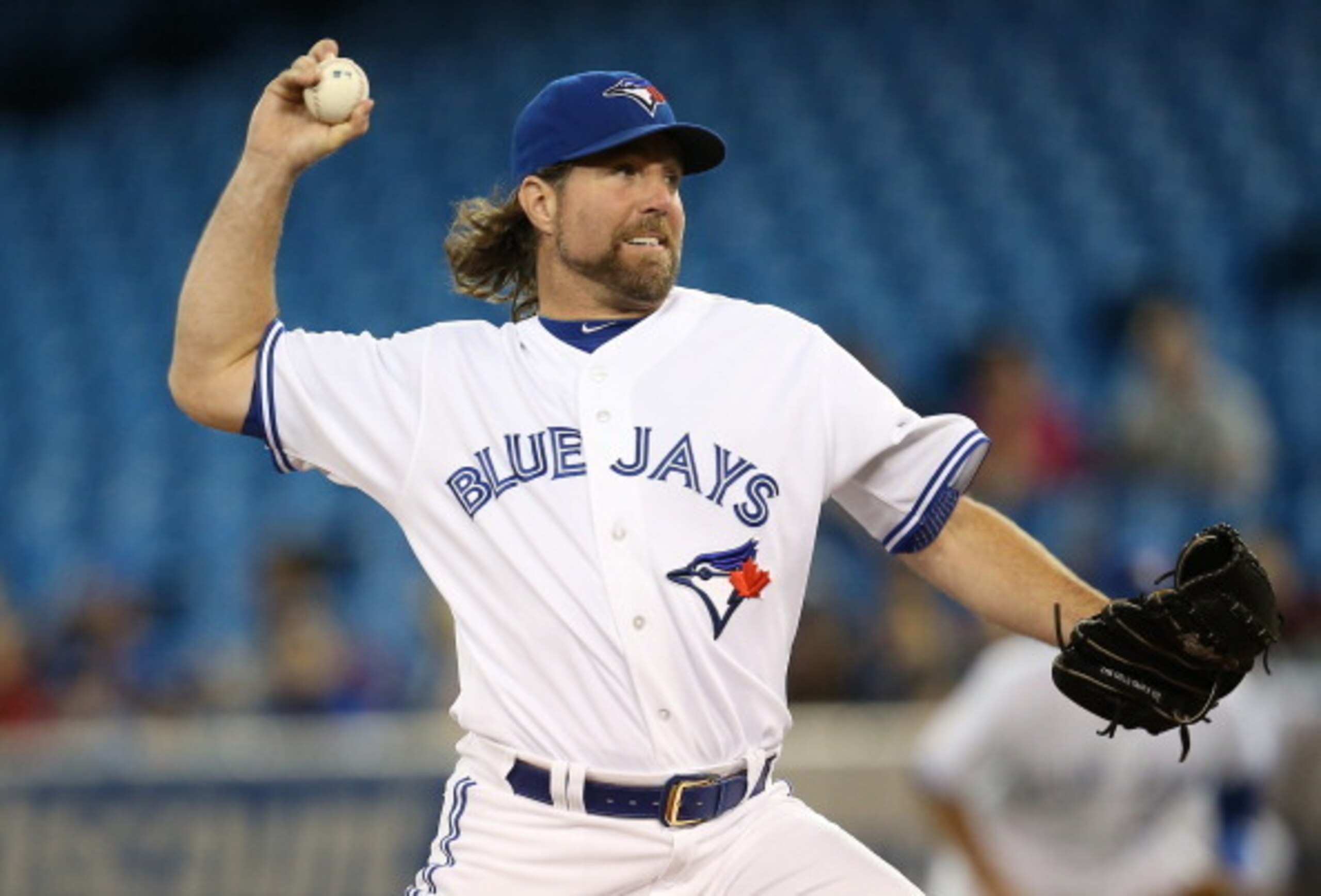 R.A. Dickey struggled to keep the ball in the park during 2013. R.A. Dickey struggled to keep the ball in the park during 2013.