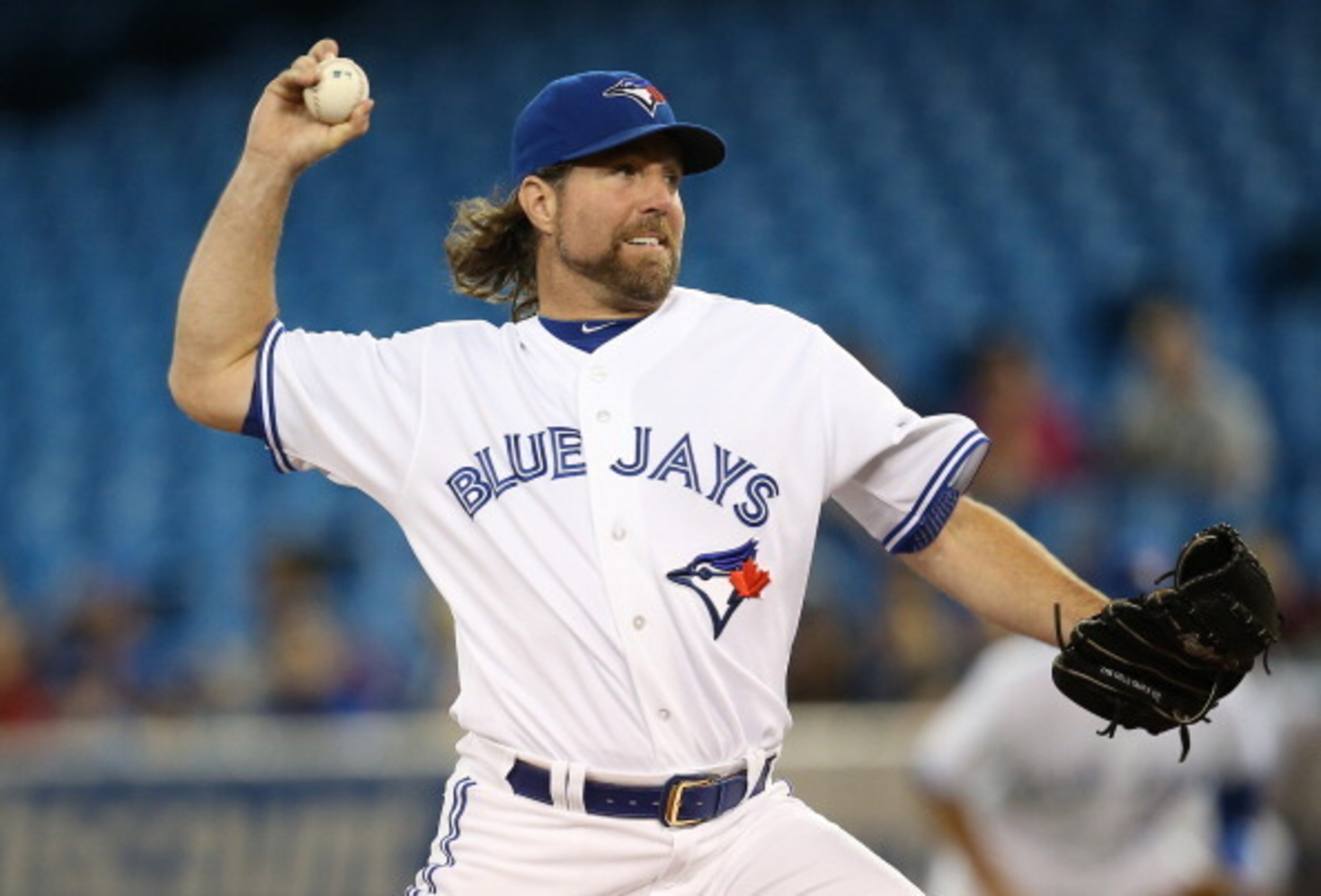 R.A. Dickey struggled to keep the ball in the park during 2013.