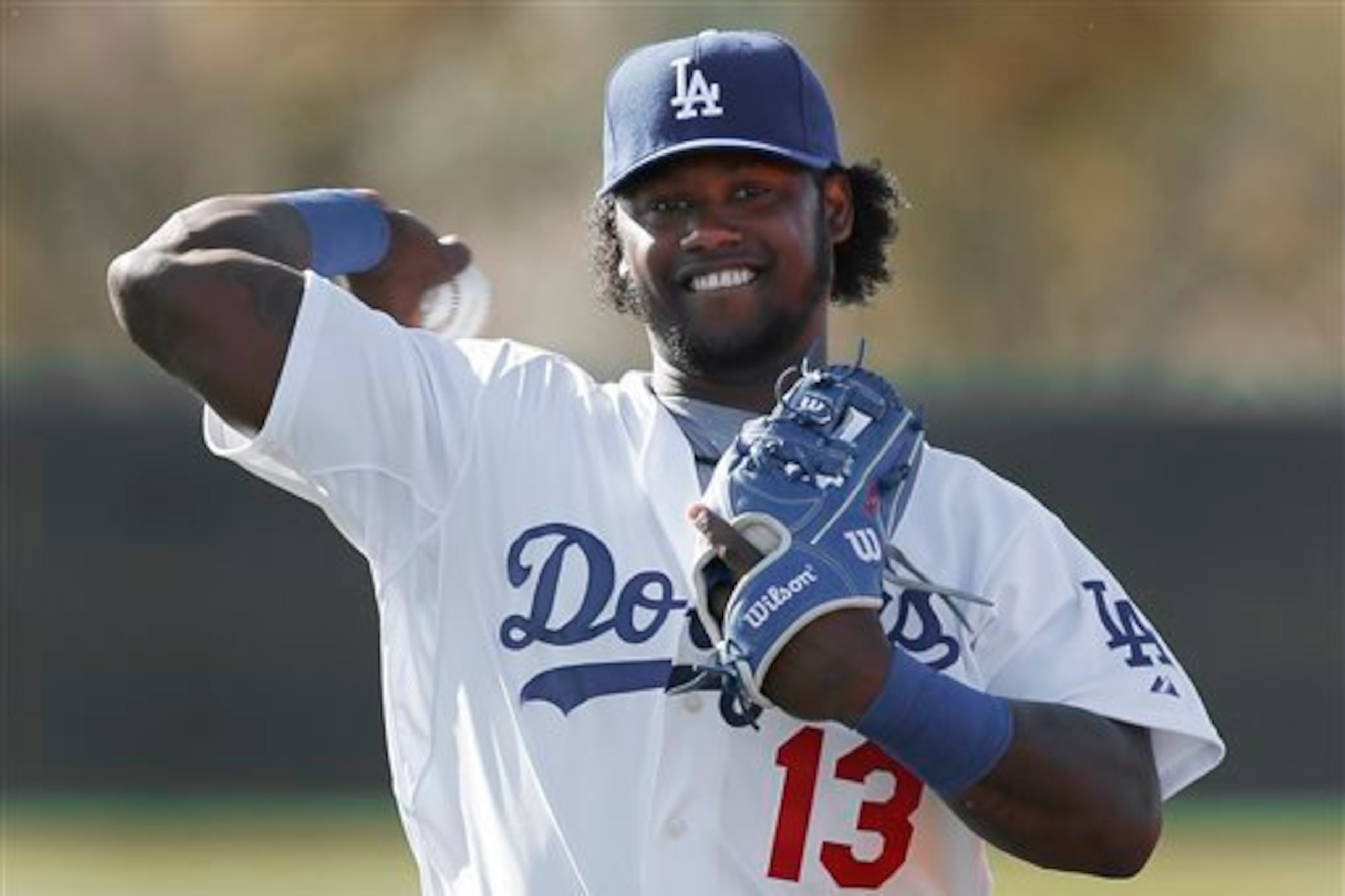 Hanley Ramirez is smiling because he's the No. 1 fantasy shortstop this season.