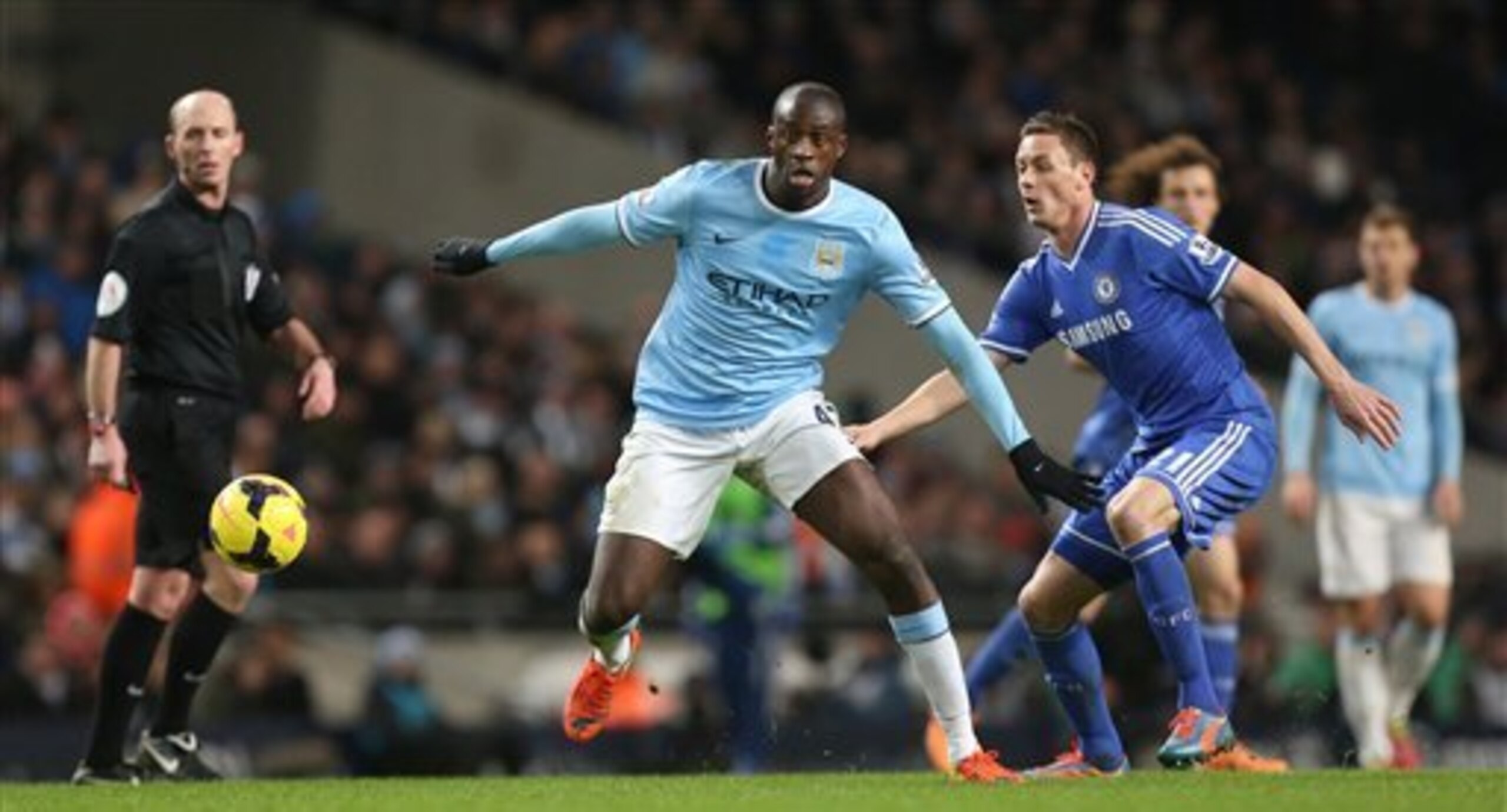 Danger: Yaya Toure is hard to handle.