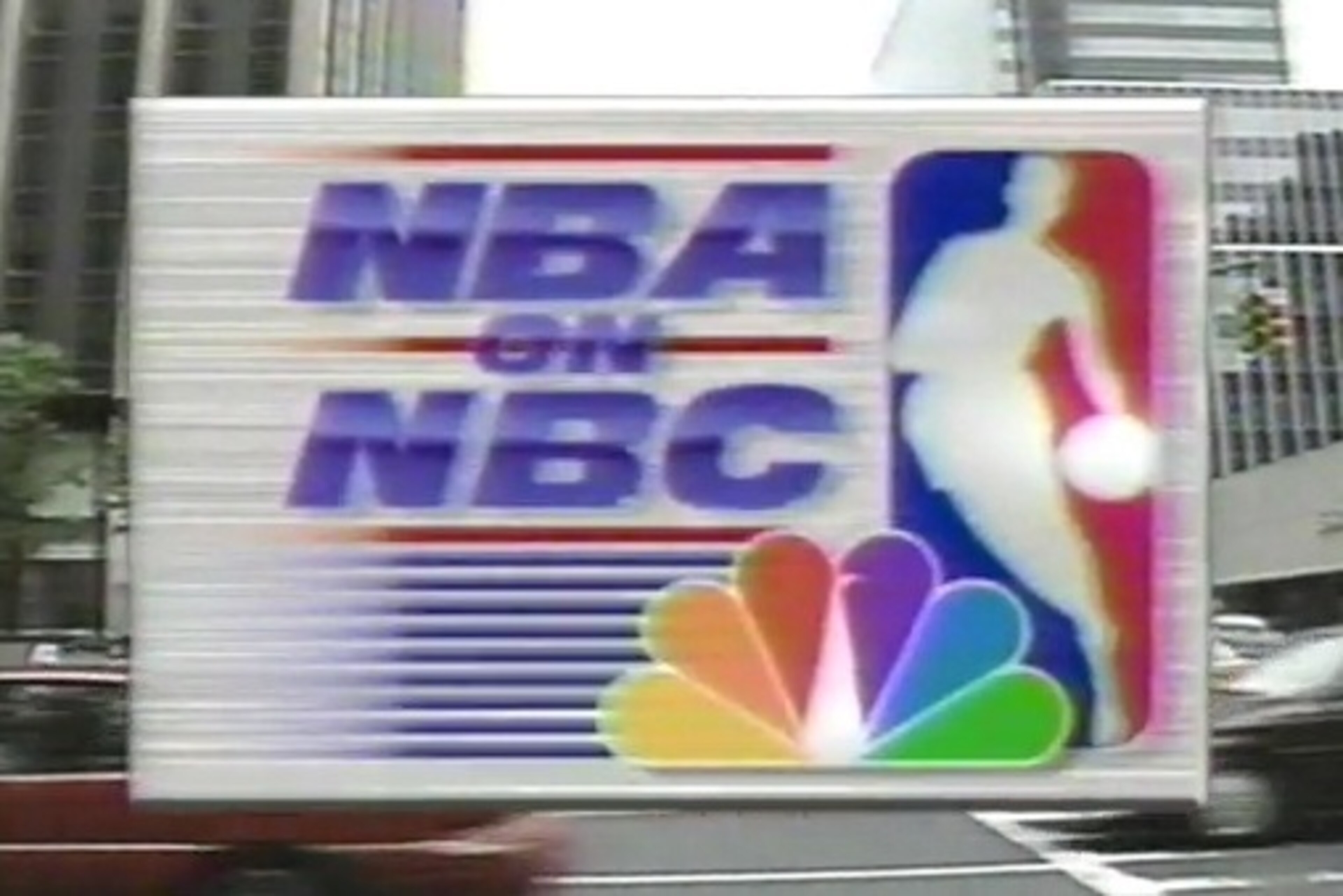 You won't be seeing the NBA on NBC anytime soon, but I bet you remember the iconic theme song.