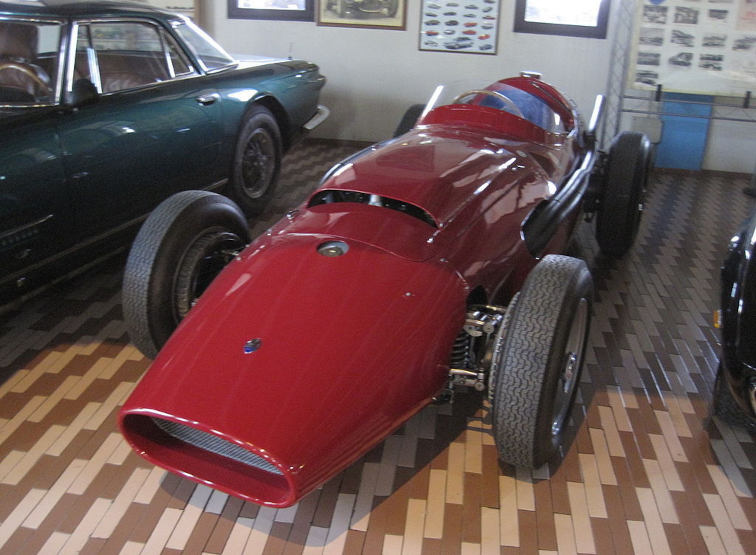 The car in which de Filippis made her F1 debut, the Maserati 250F. The car in which de Filippis made her F1 debut, the Maserati 250F.