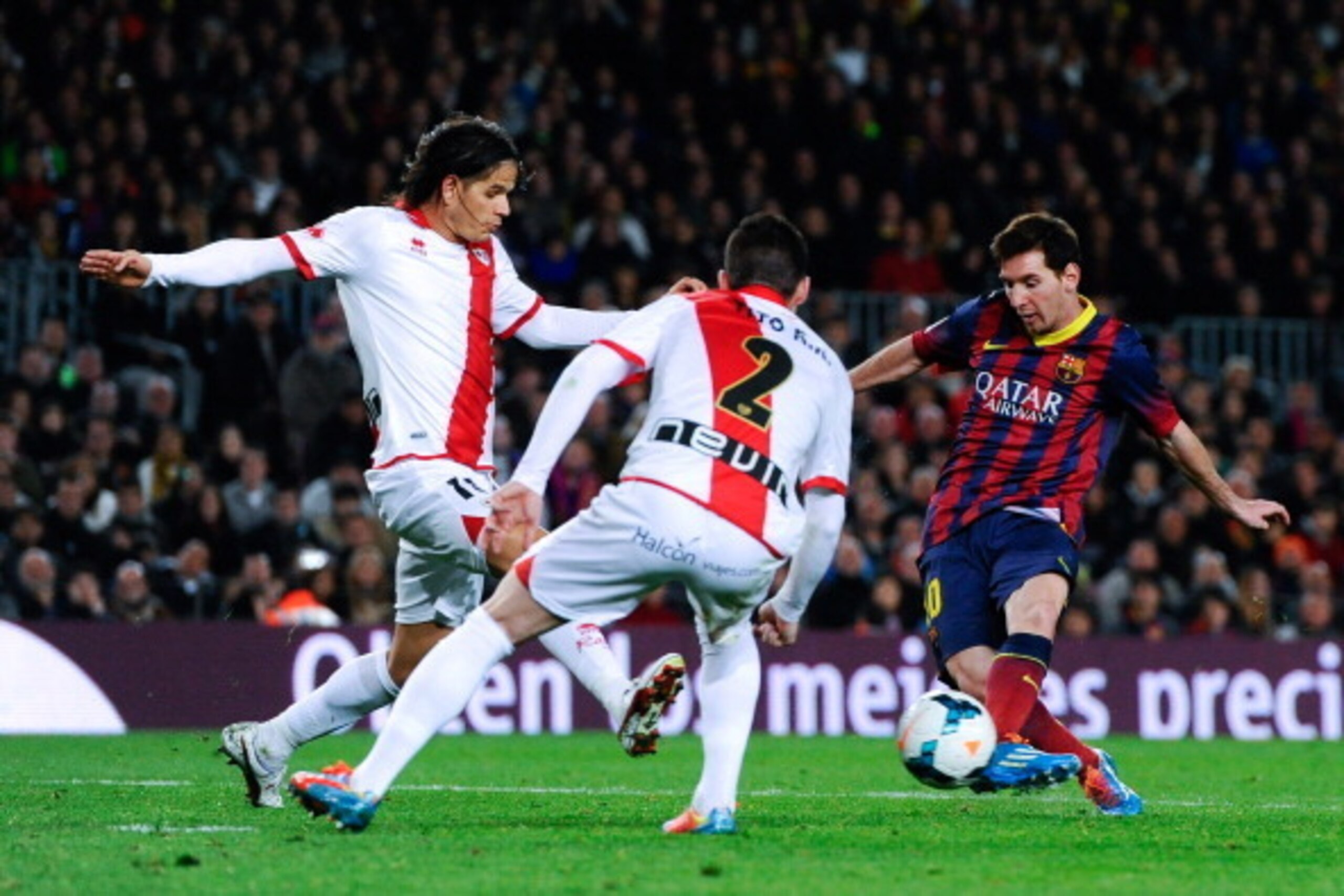 Messi would probably find the going a bit more challenging in the Premier League. Messi would probably find the going a bit more challenging in the Premier League.