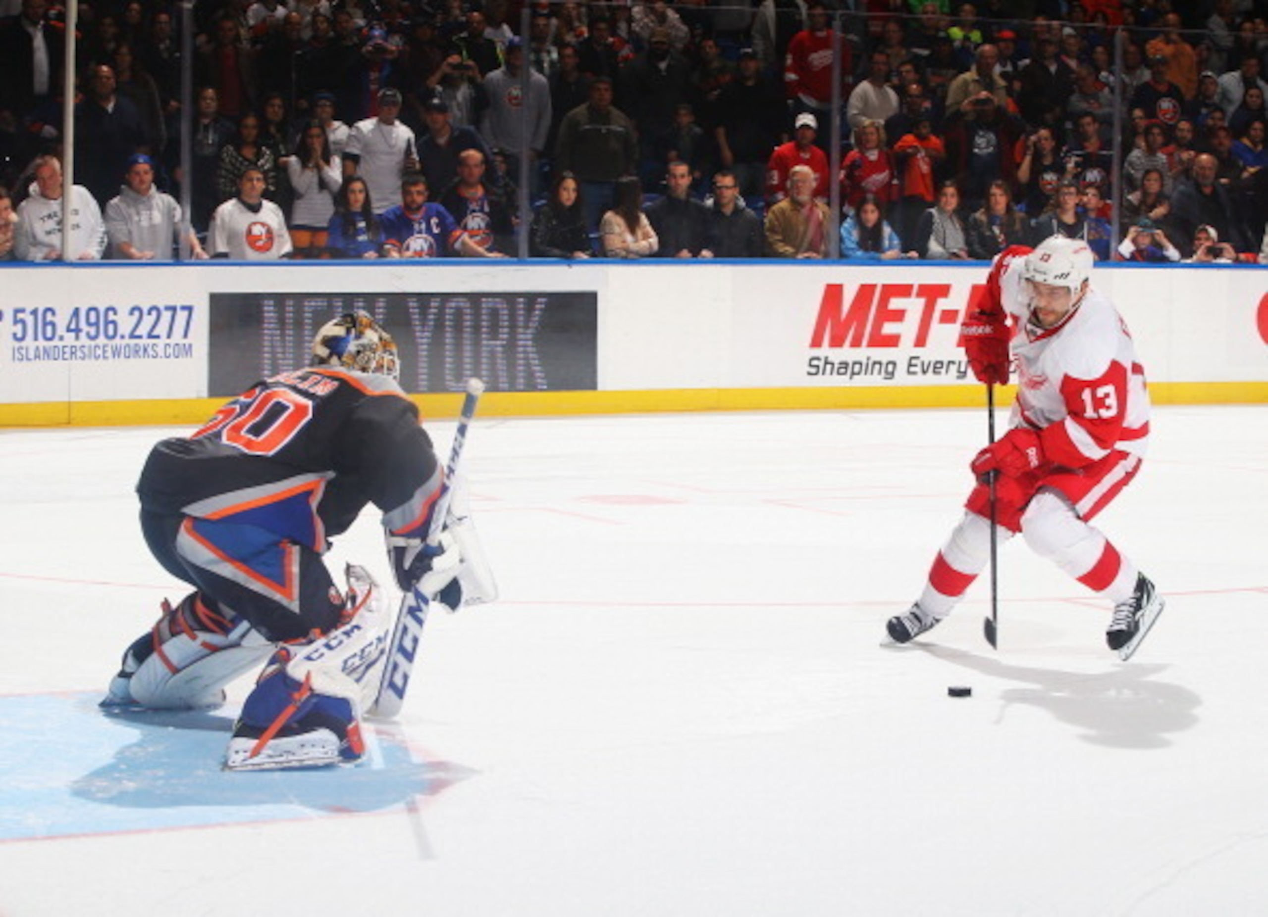 Pavel Datsyuk is always dangerous with the puck.