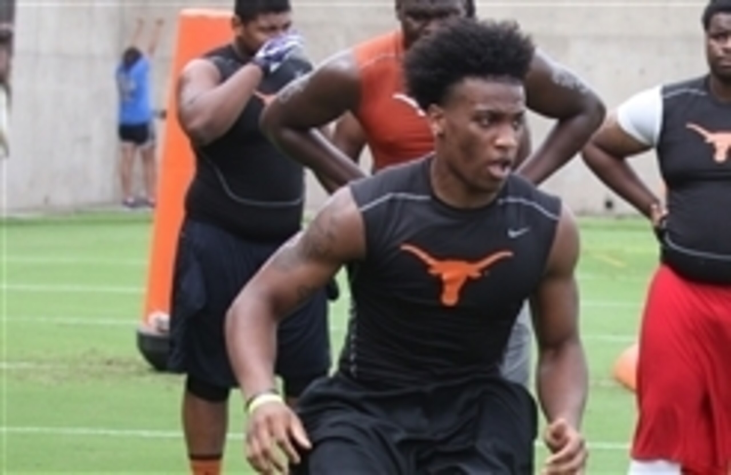 Lacking at the defensive end position, Texas needs Roberson to shoot up the learning curve. Lacking at the defensive end position, Texas needs Roberson to shoot up the learning curve.