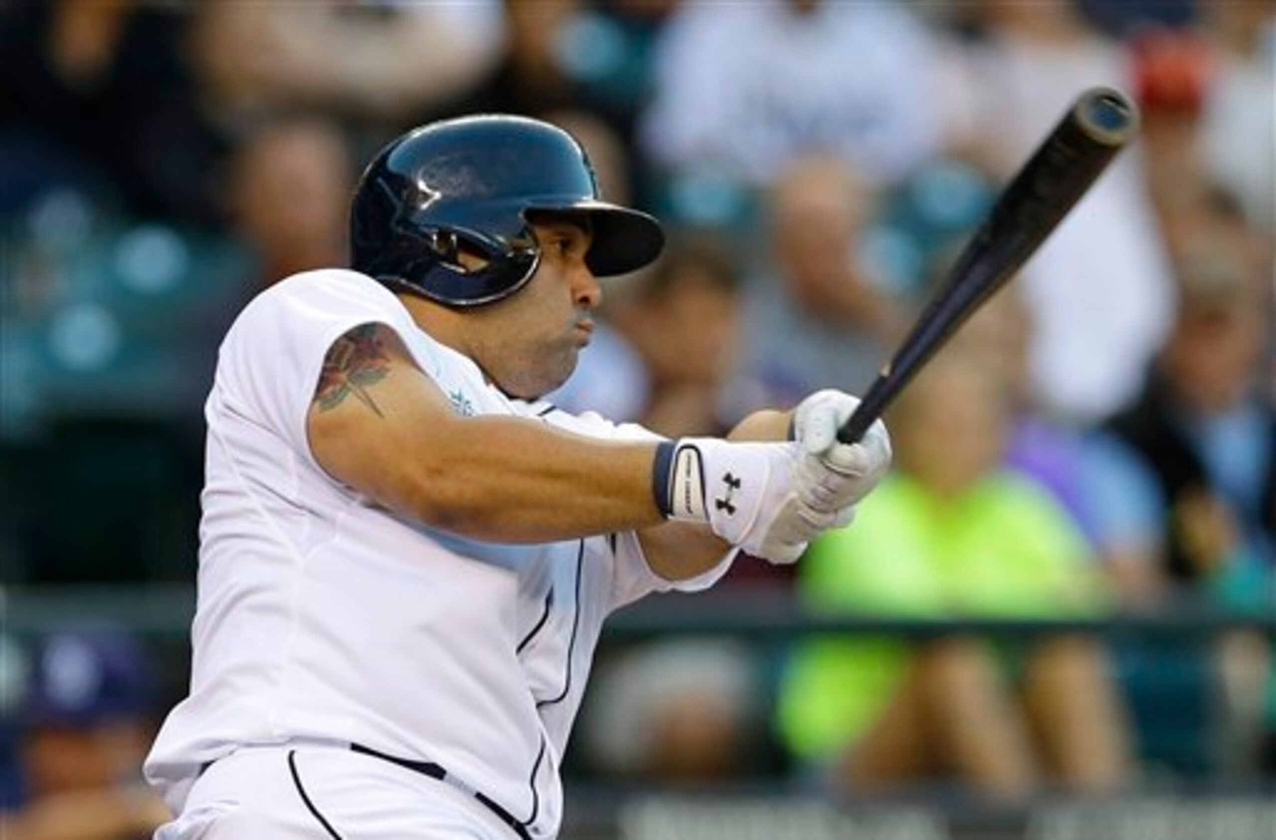 Kendrys Morales is a switch-hitter and a much more reliable option than both Ike Davis and Lucas Duda.