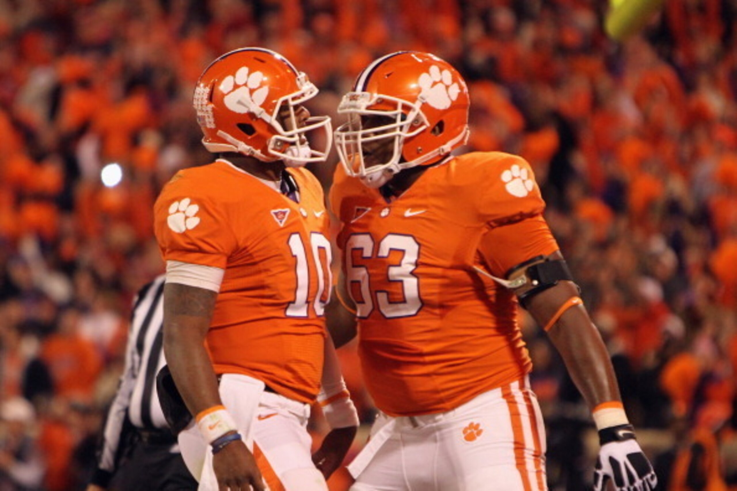 Brandon Thomas did a solid job of protecting Tajh Boyd for the last two seasons.