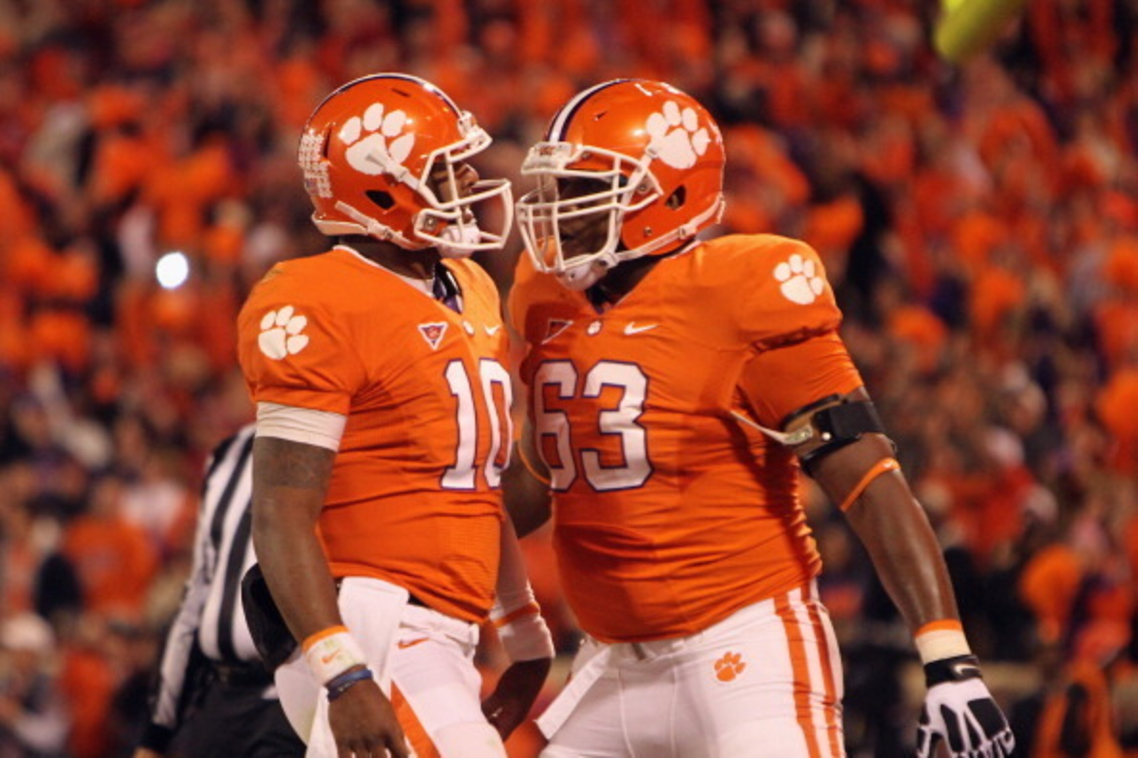 Brandon Thomas did a solid job of protecting Tajh Boyd for the last two seasons.
