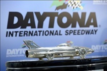 This is the top of the trophy they all seek heading into the Daytona 500.