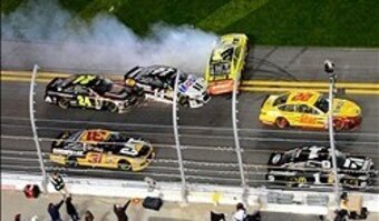 Anything can happen at Daytona, and television ratings depend on it.