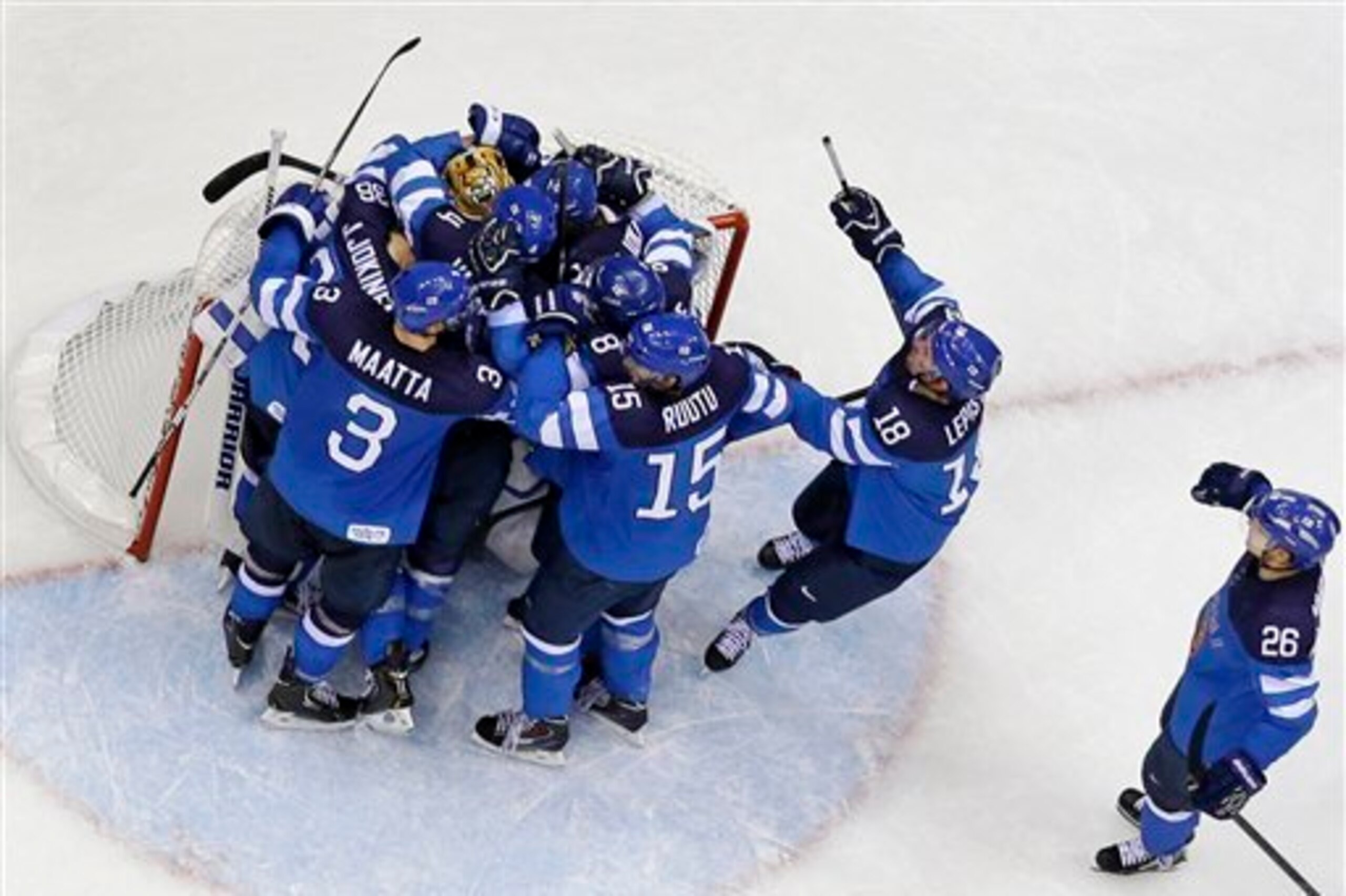 Finland eliminated Russia.
