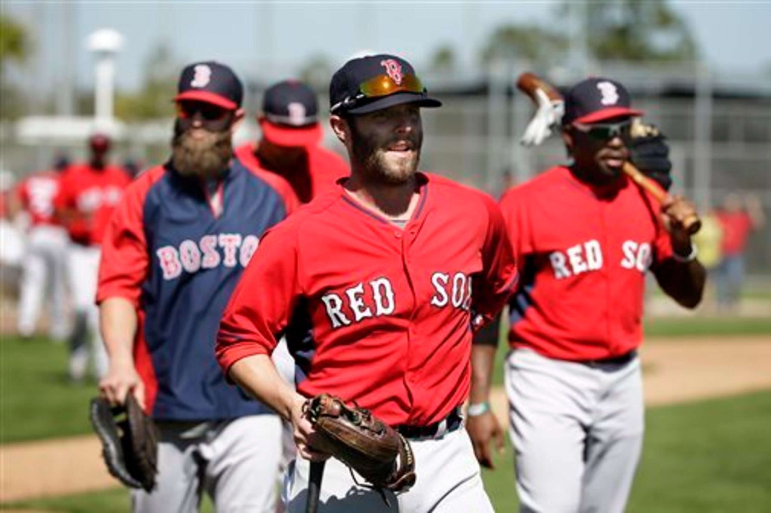 Dustin Pedroia and the Red Sox are looking to hit the ground running during spring training.