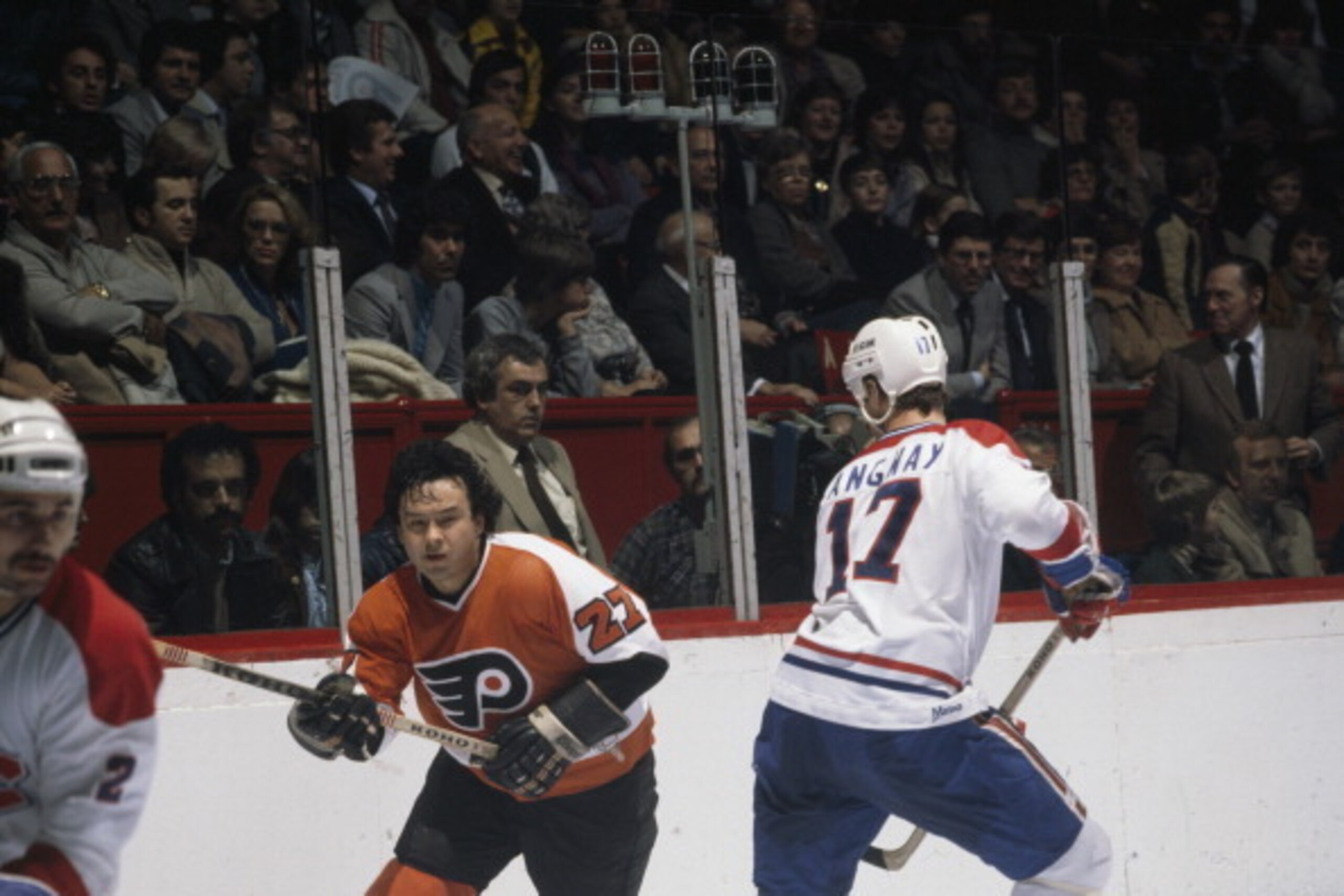 Reggie Leach scored five goals in a game for the Flyers.