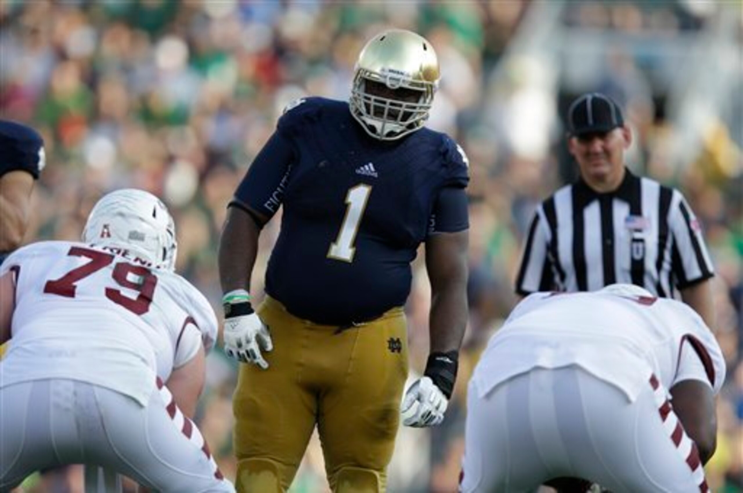 Nix (center) will have a lot to prove at the combine.