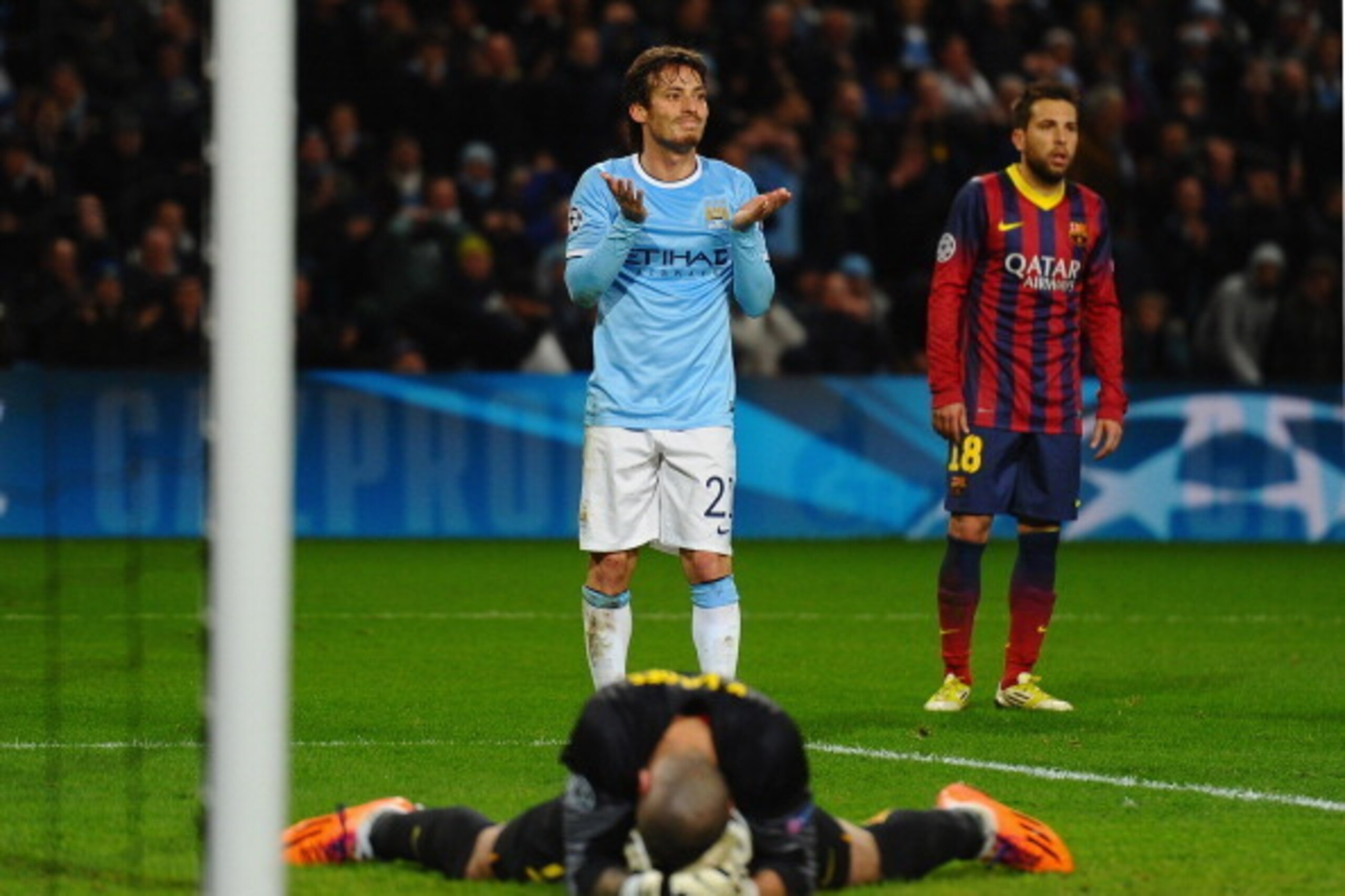 City did not have much luck against Valdes this week. City did not have much luck against Valdes this week.