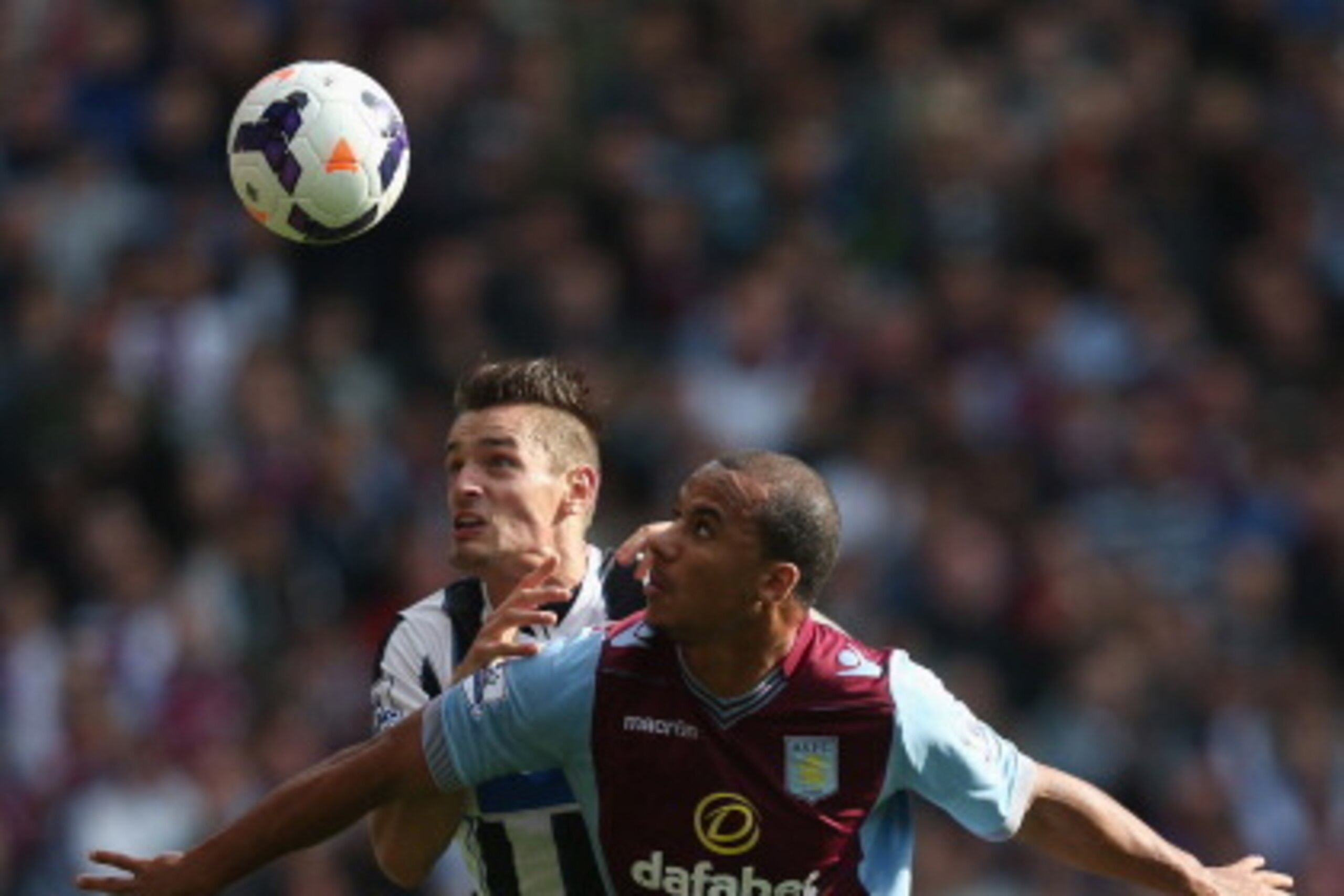 Gabriel Agbonlahor and Mathieu Debuchy