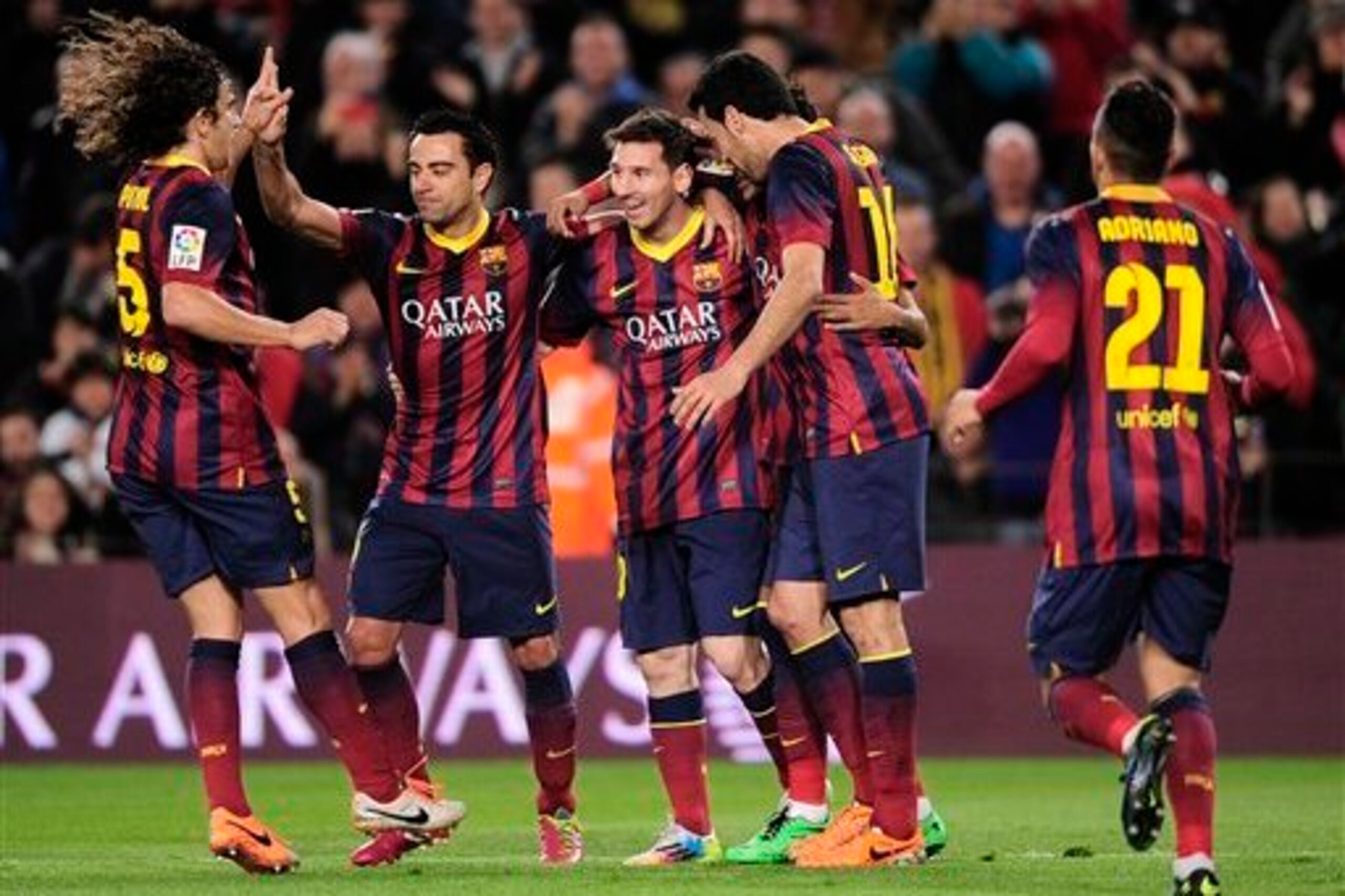 Lionel Messi's free kick was simply irresistible.