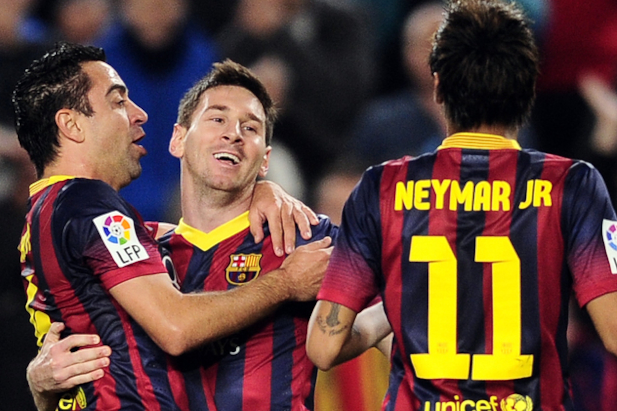 Messi scored a wonderful free kick, but didn't really affect the game otherwise.