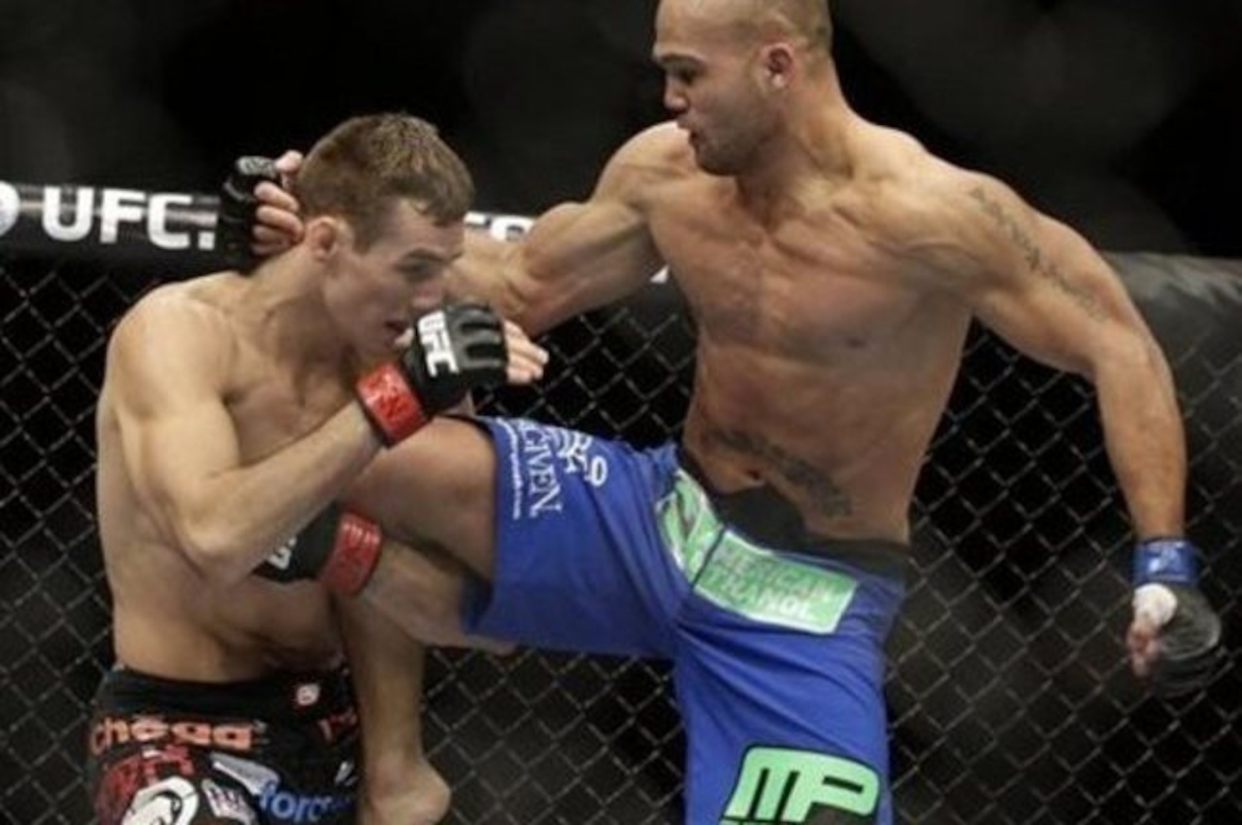 If MacDonald get's this close to the fence against Maia, it could be over