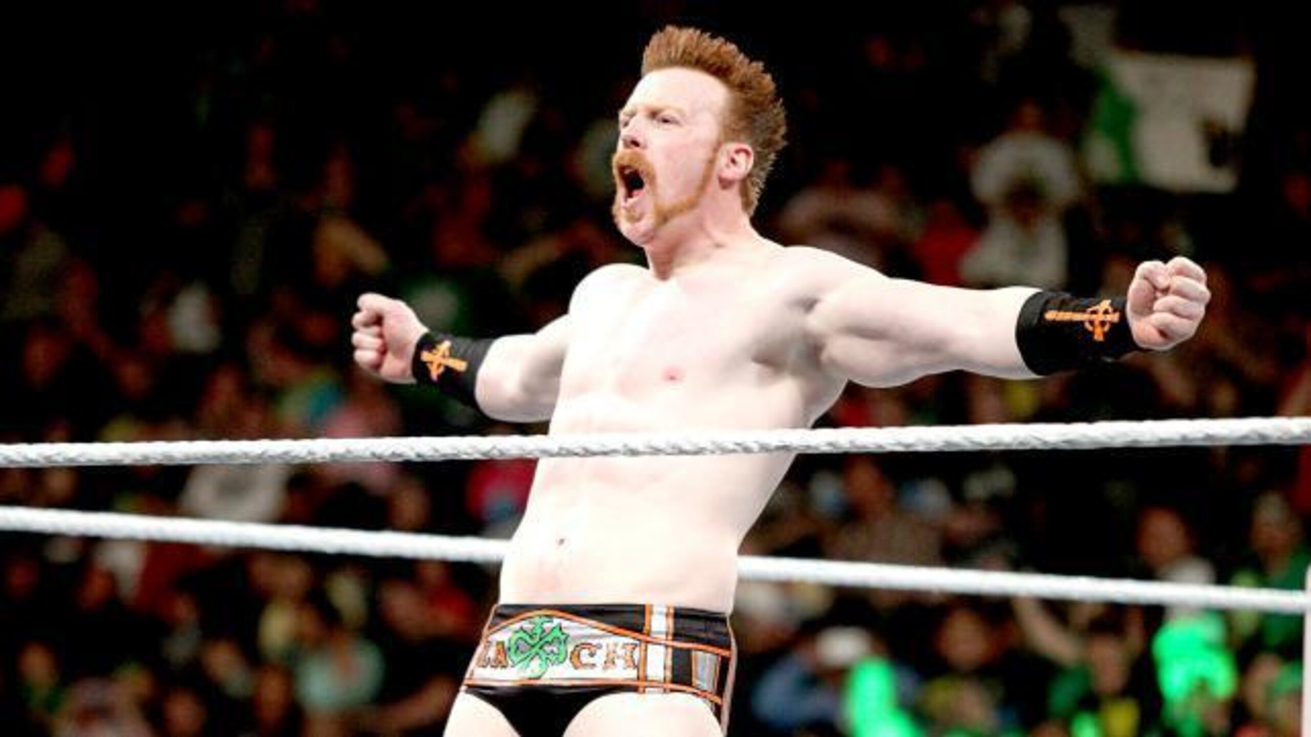 Sheamus prepares for in-ring action against Randy Orton on Raw.