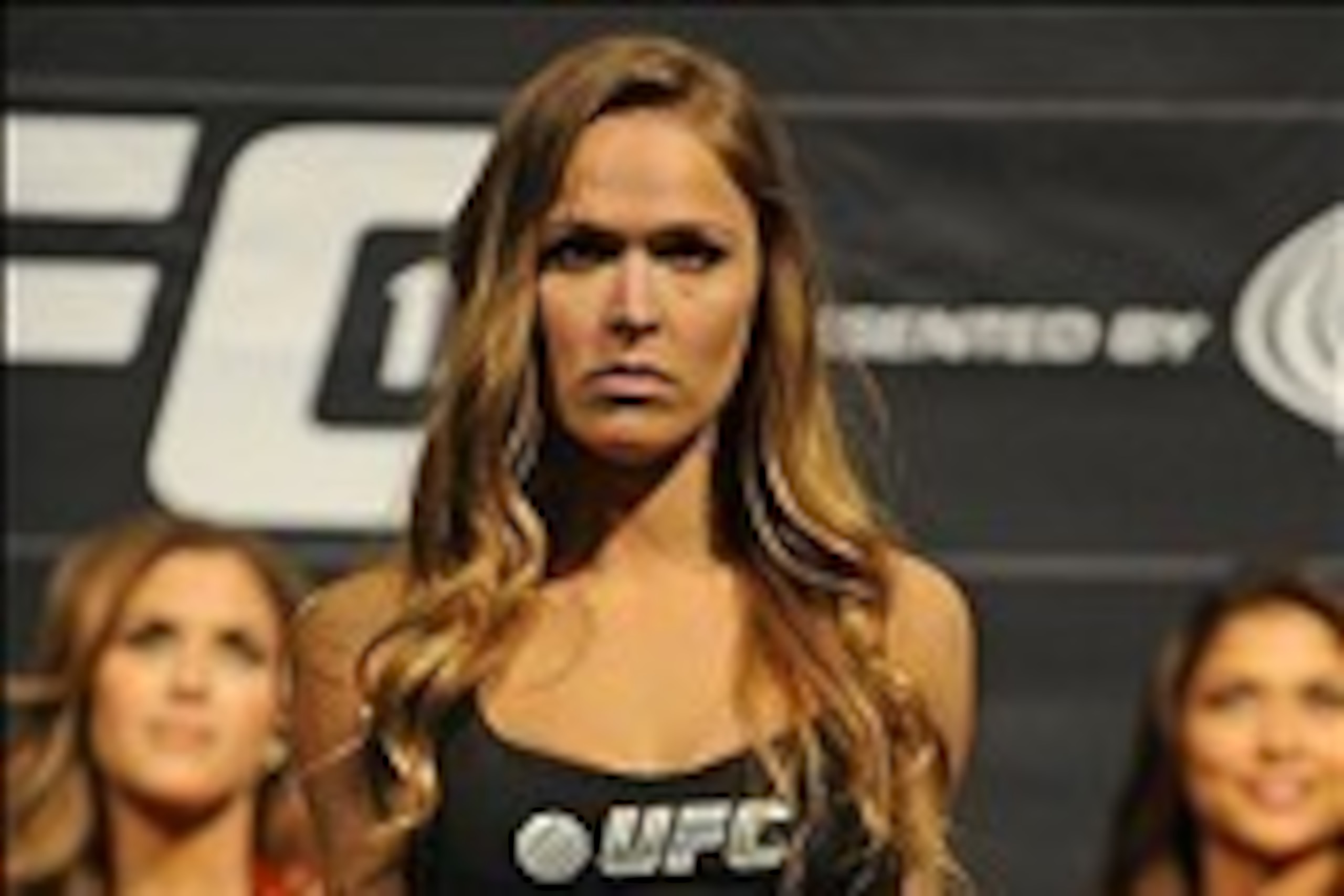 UFC women's bantamweight champ Ronda Rousey.