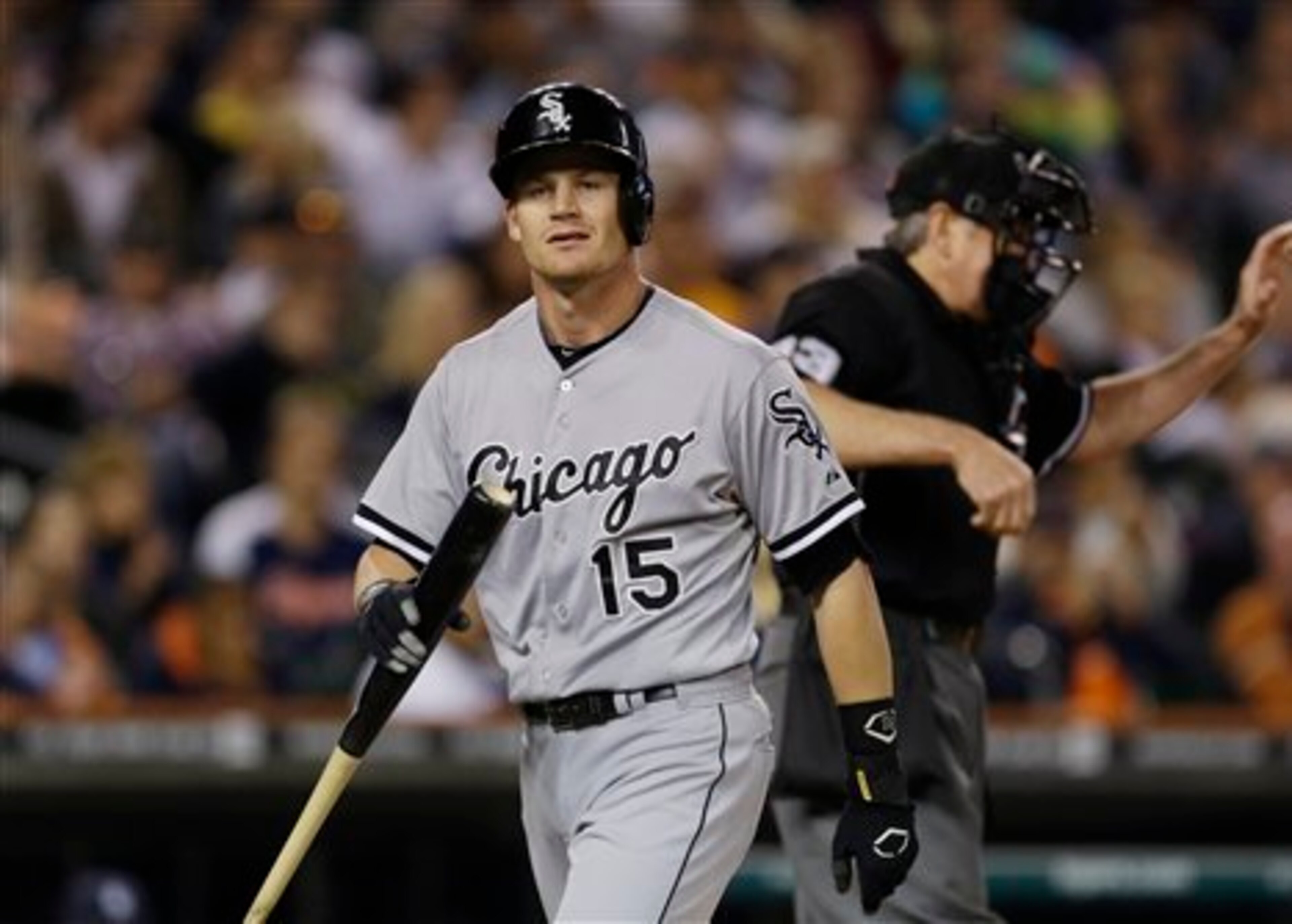 Another strikeout, another trip back to the dugout for Gordon Beckham.