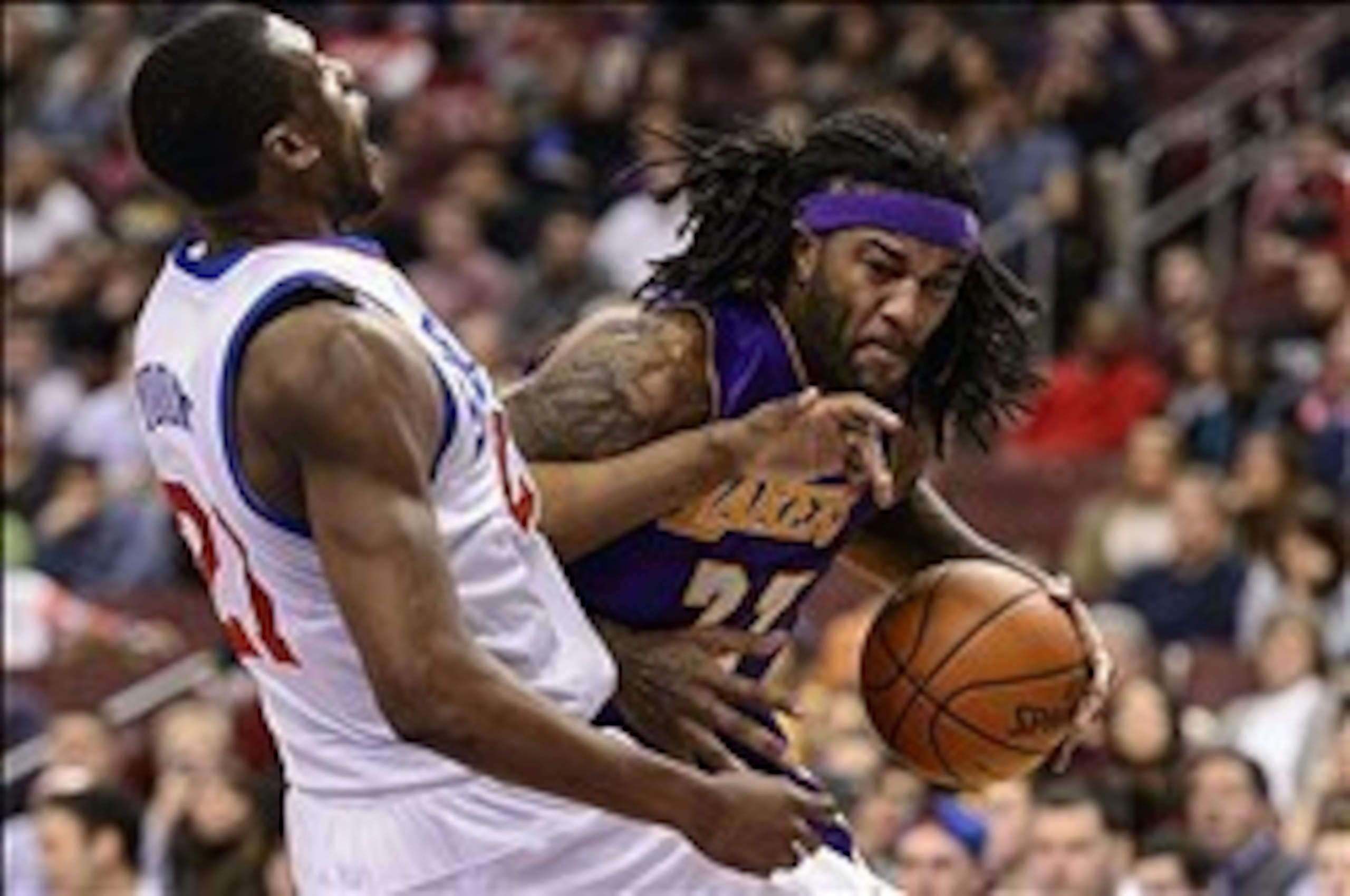 The L.A. Lakers and Philadelphia 76ers are in the "hunt" for most losses in the league.